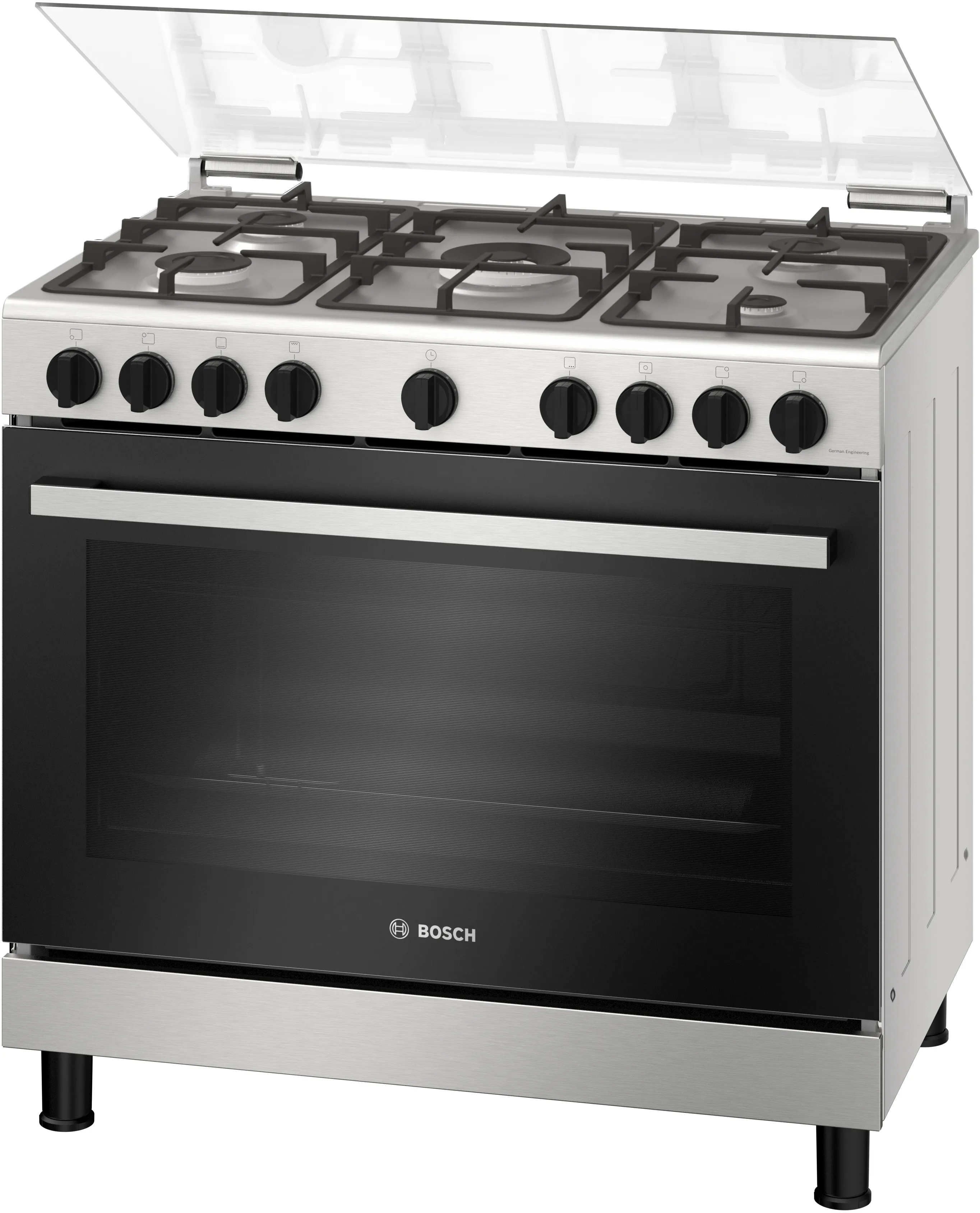 Series 2 Gas range cooker Stainless steel 
