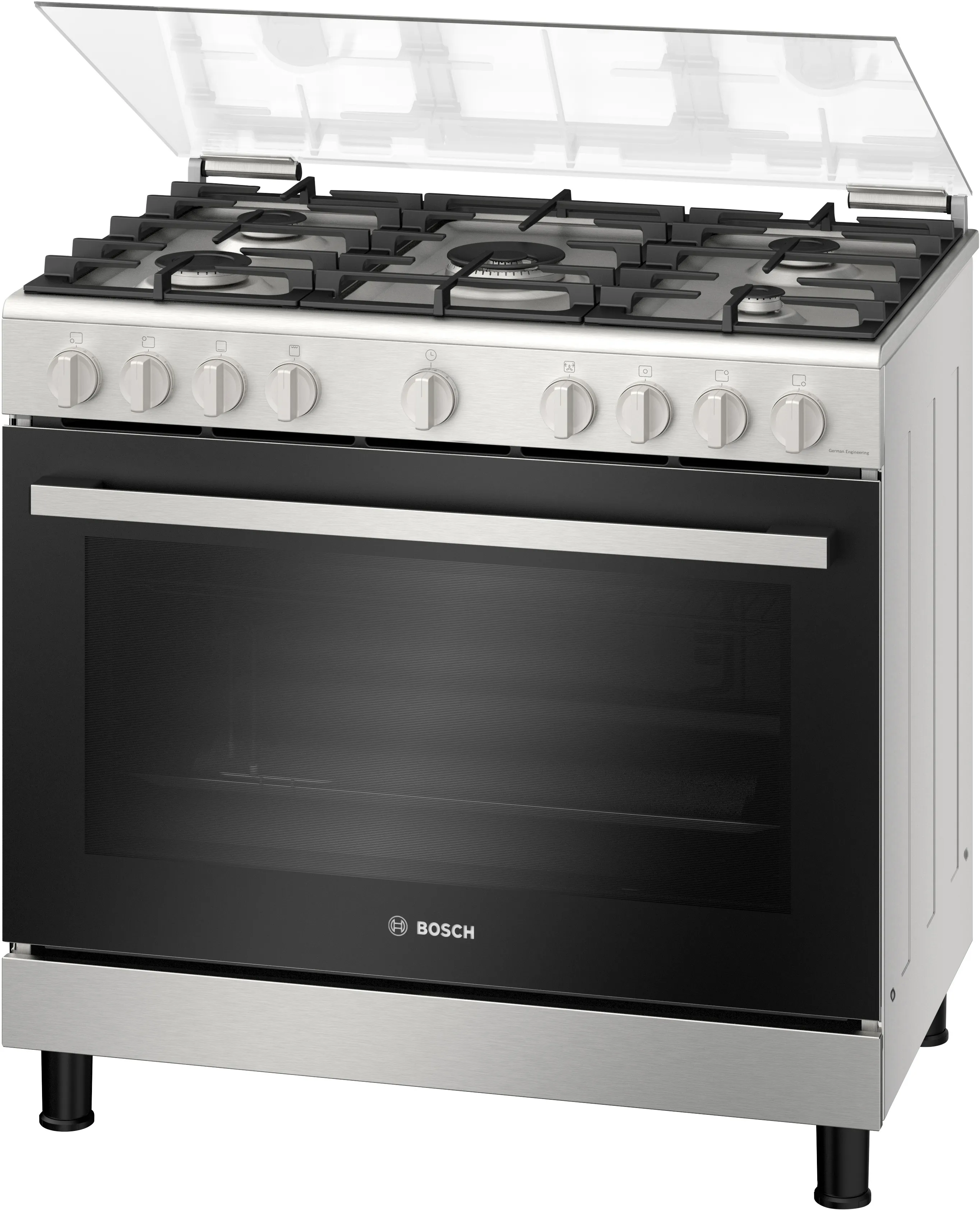Series 4 Gas range cooker Stainless steel 