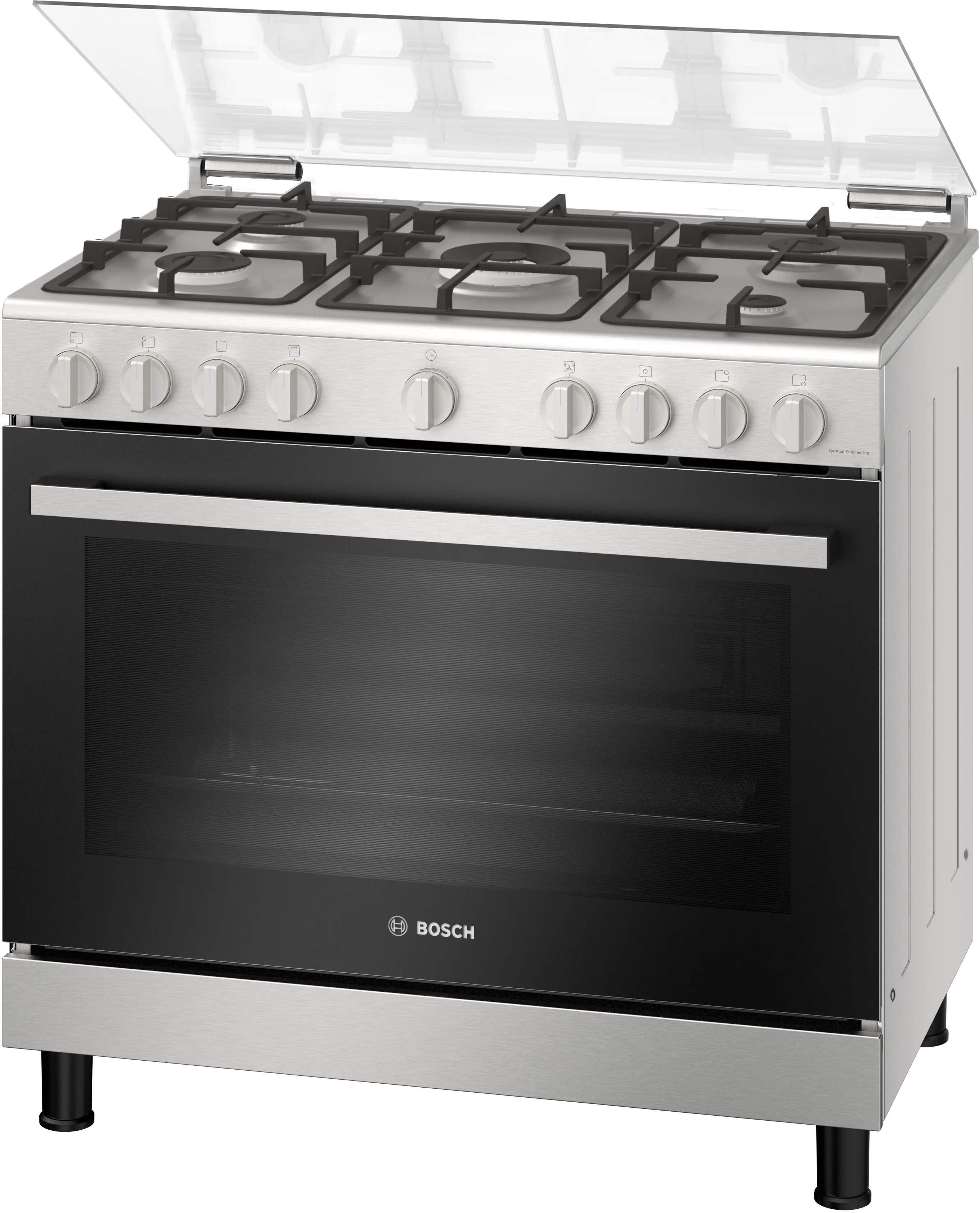 Series 4 Gas range cooker Stainless steel 