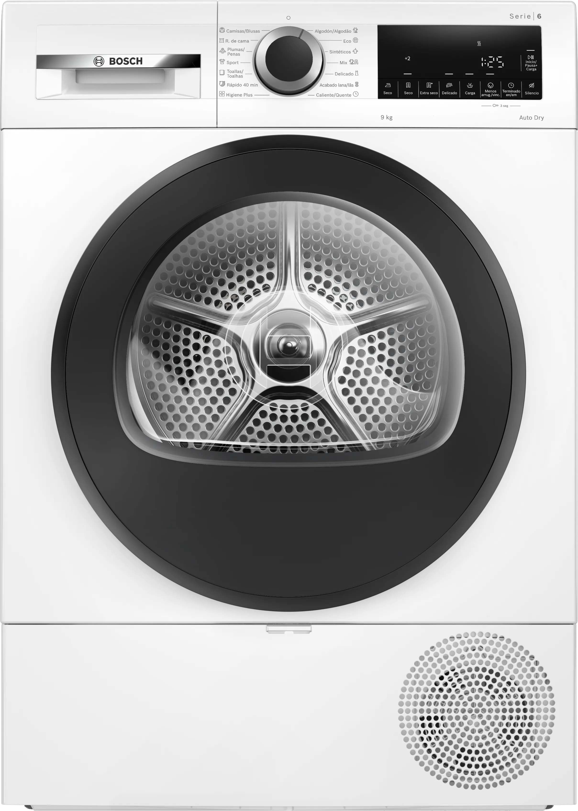 Serie 6 Máquina de Secar Roupa, Bomba de Calor 9 kg 