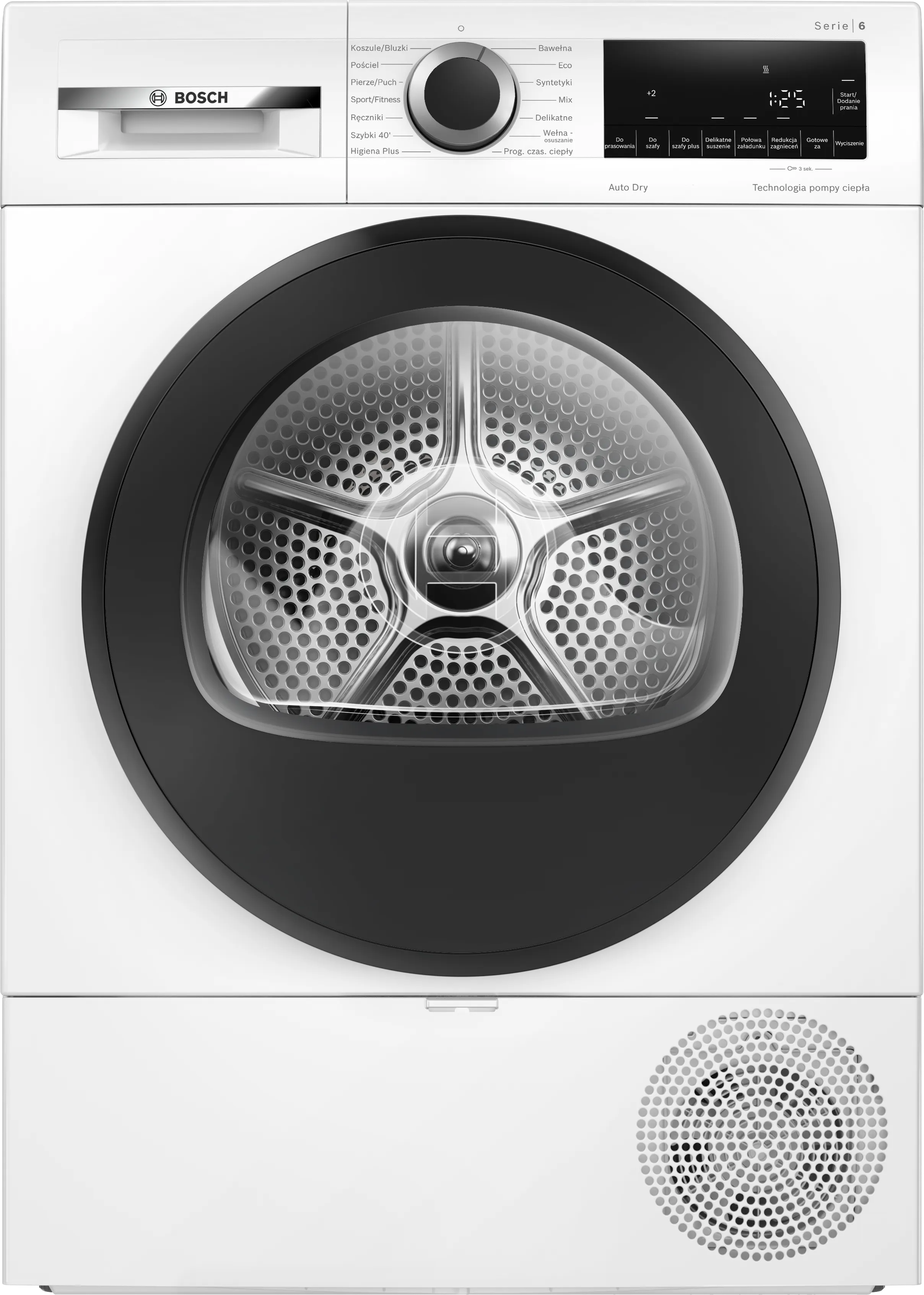 Serie 6 Suszarka z pompą ciepła 9 kg