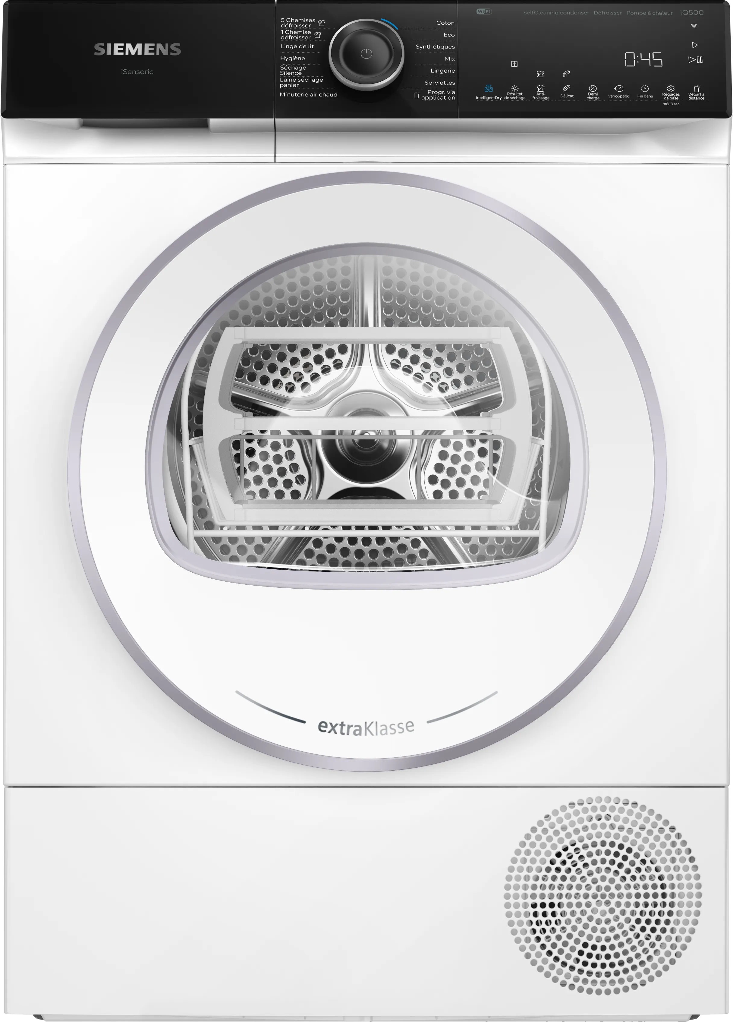 iQ500 Sèche-linge pompe à chaleur 9 kg Blanc