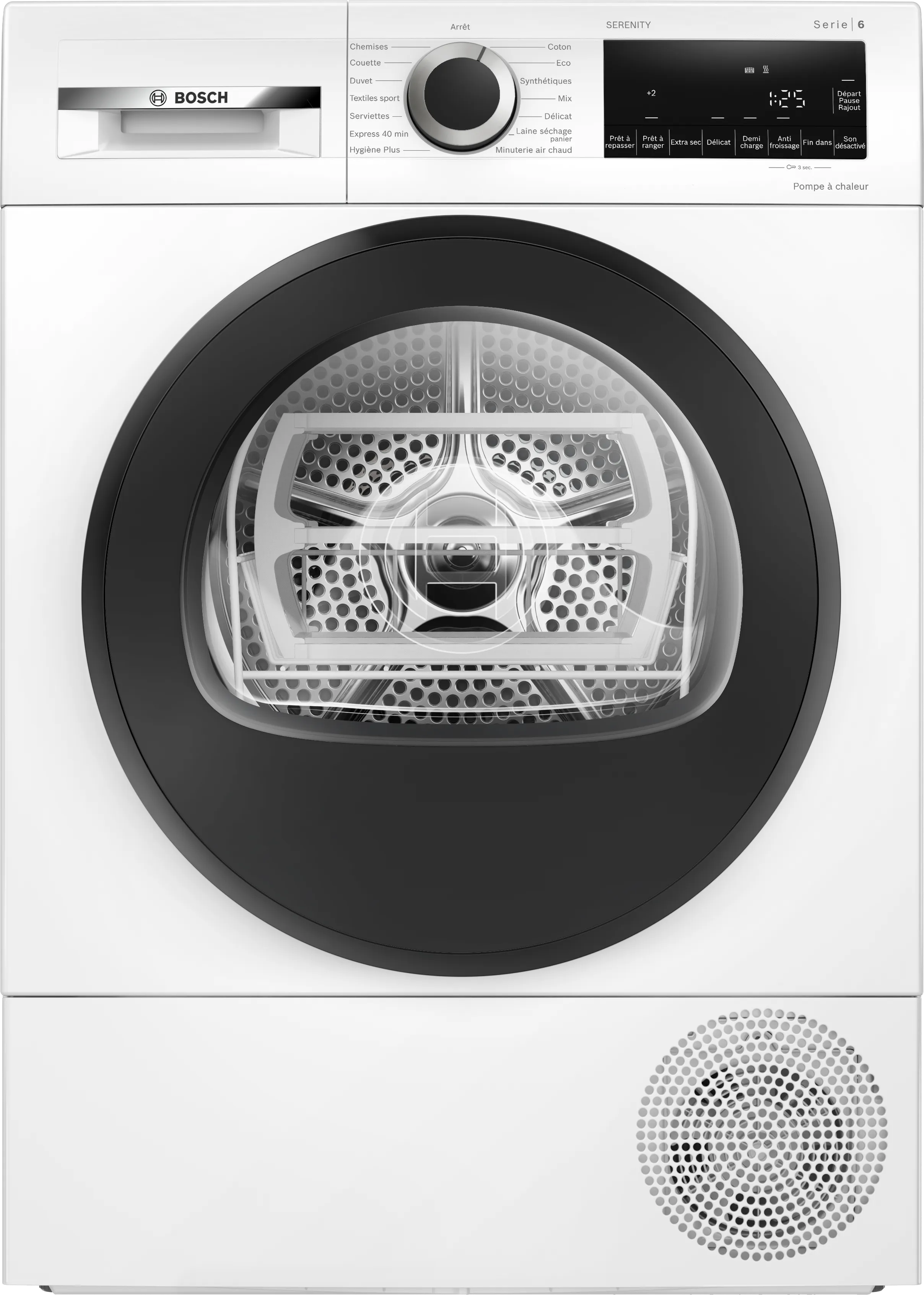 Série 6 Sèche-linge pompe à chaleur 9 kg Blanc