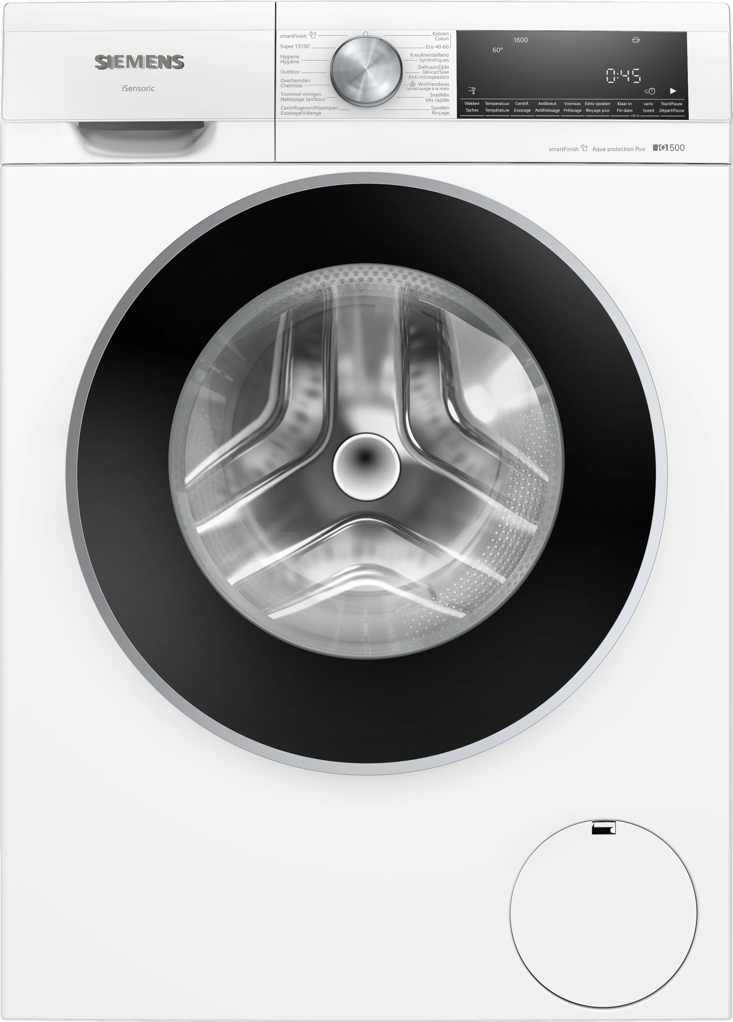iQ500 Wasmachine 9 kg max. 1600 rpm 