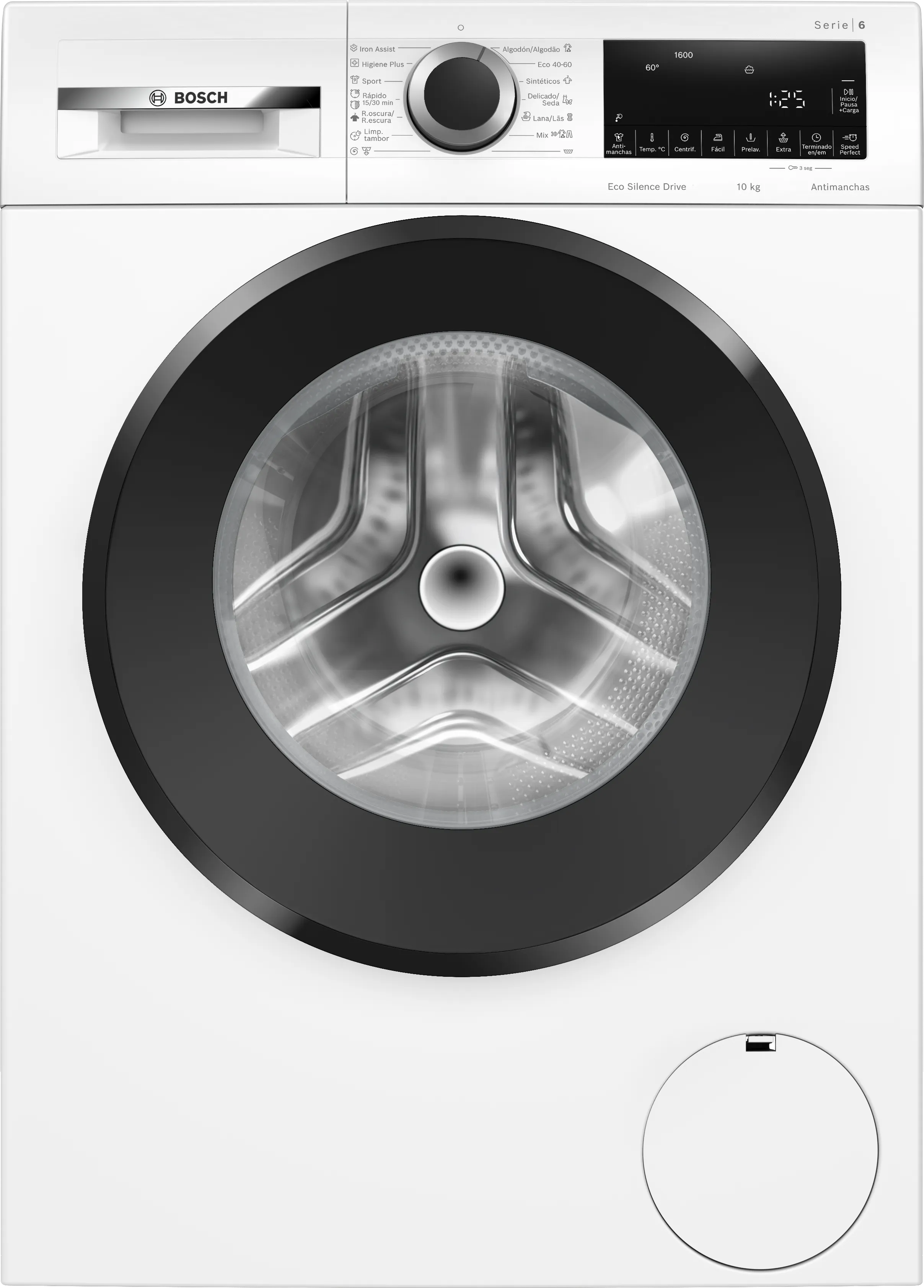 Serie 6 Máquina de Lavar Roupa, Carga Frontal 10 kg 1600 rpm