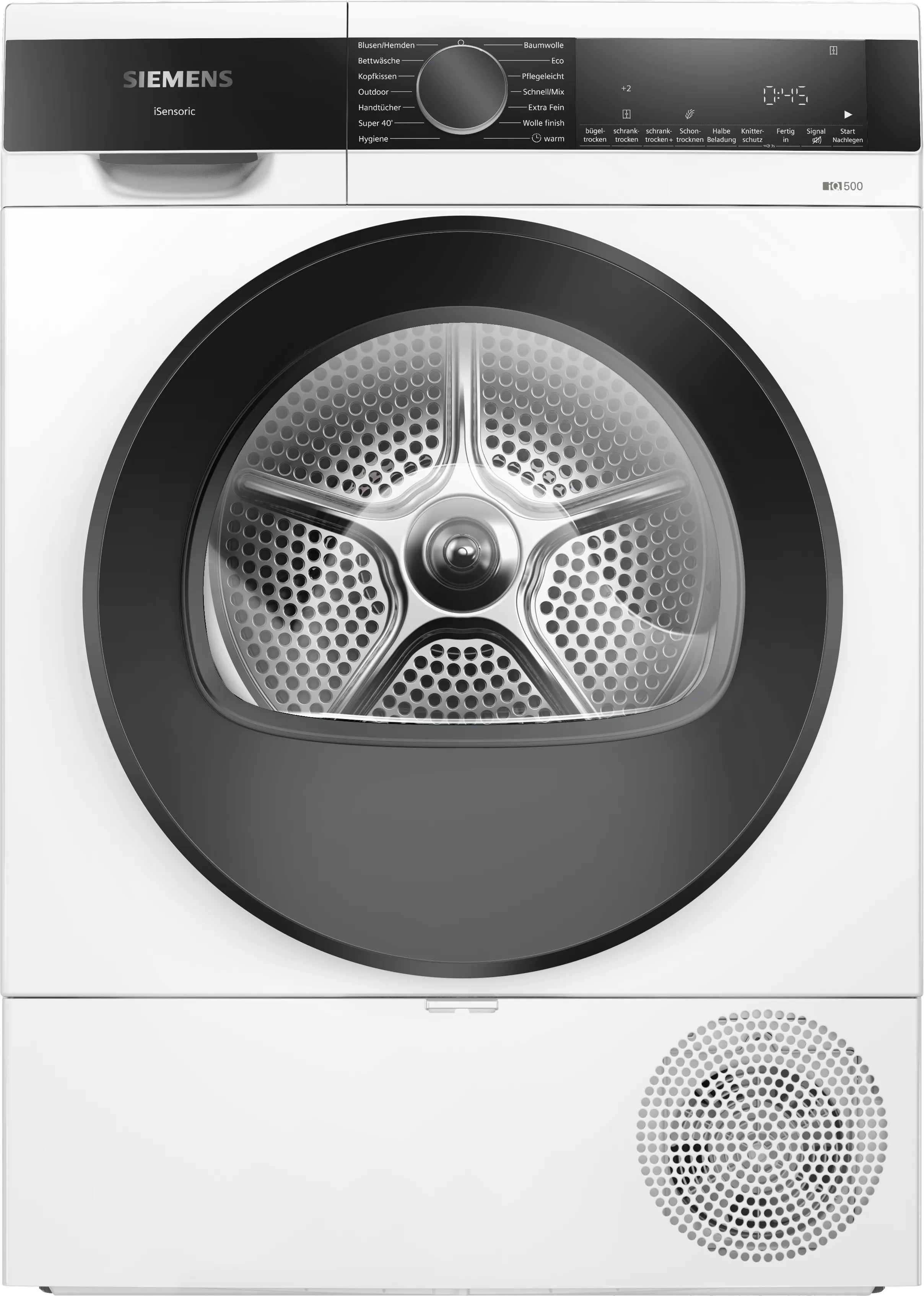 iQ500 Wärmepumpen-Trockner 9 kg Weiß