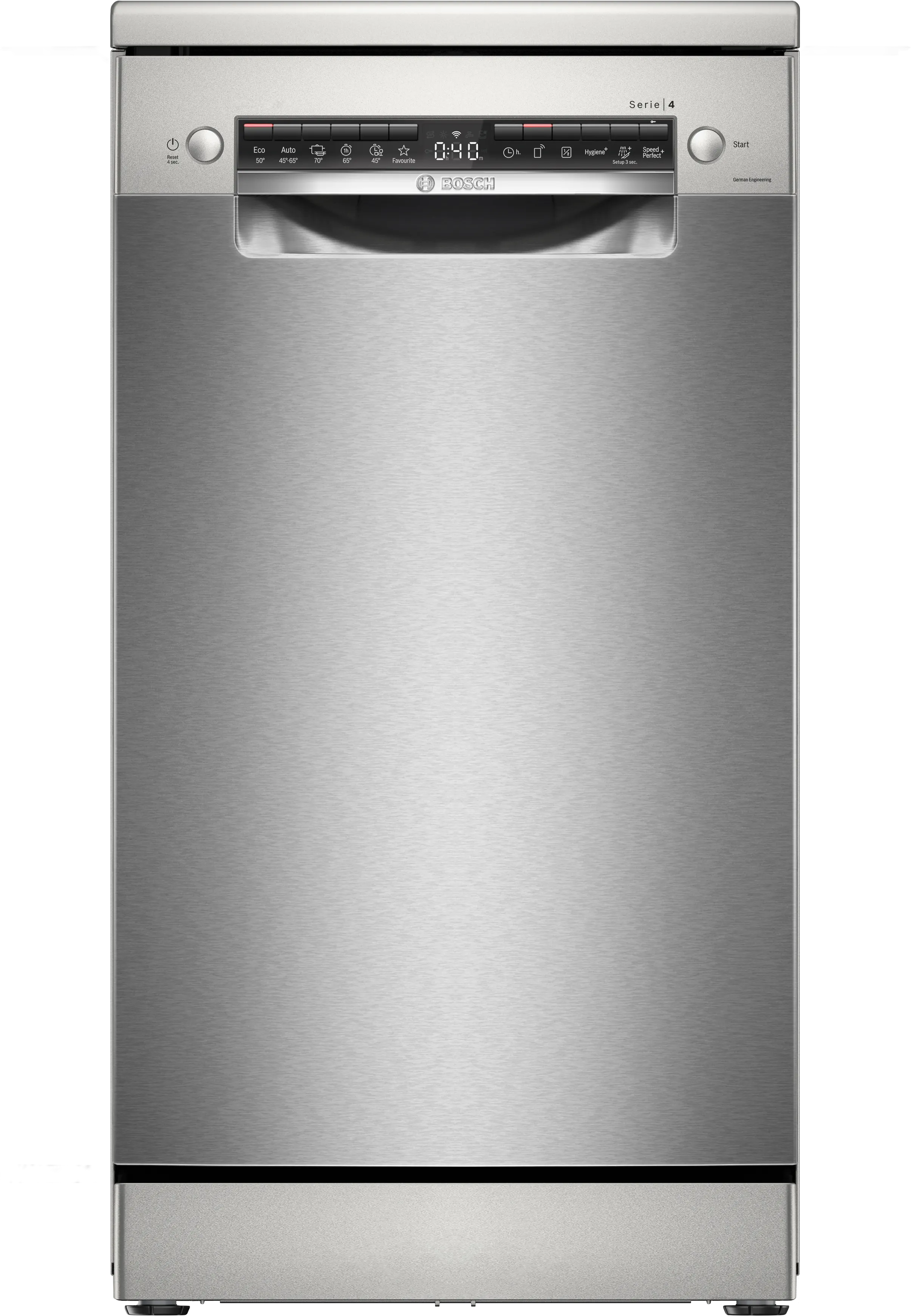 Серия 4 Отдельностоящие посудомоечные машины 45 cm серебро нержавеющая сталь 