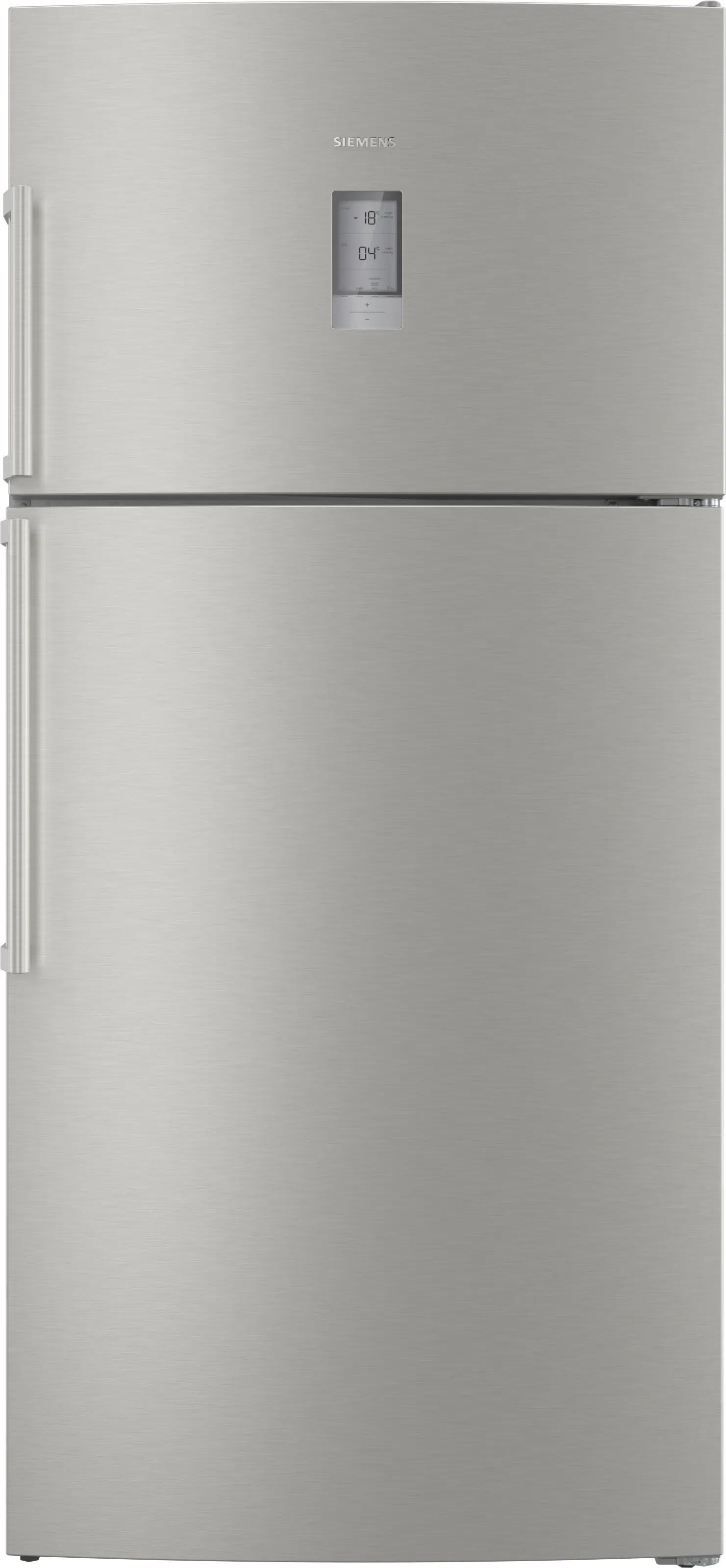 iQ500 Üstten Donduruculu Buzdolabı 186 x 86 cm Kolay temizlenebilir Inox, Total noFrost