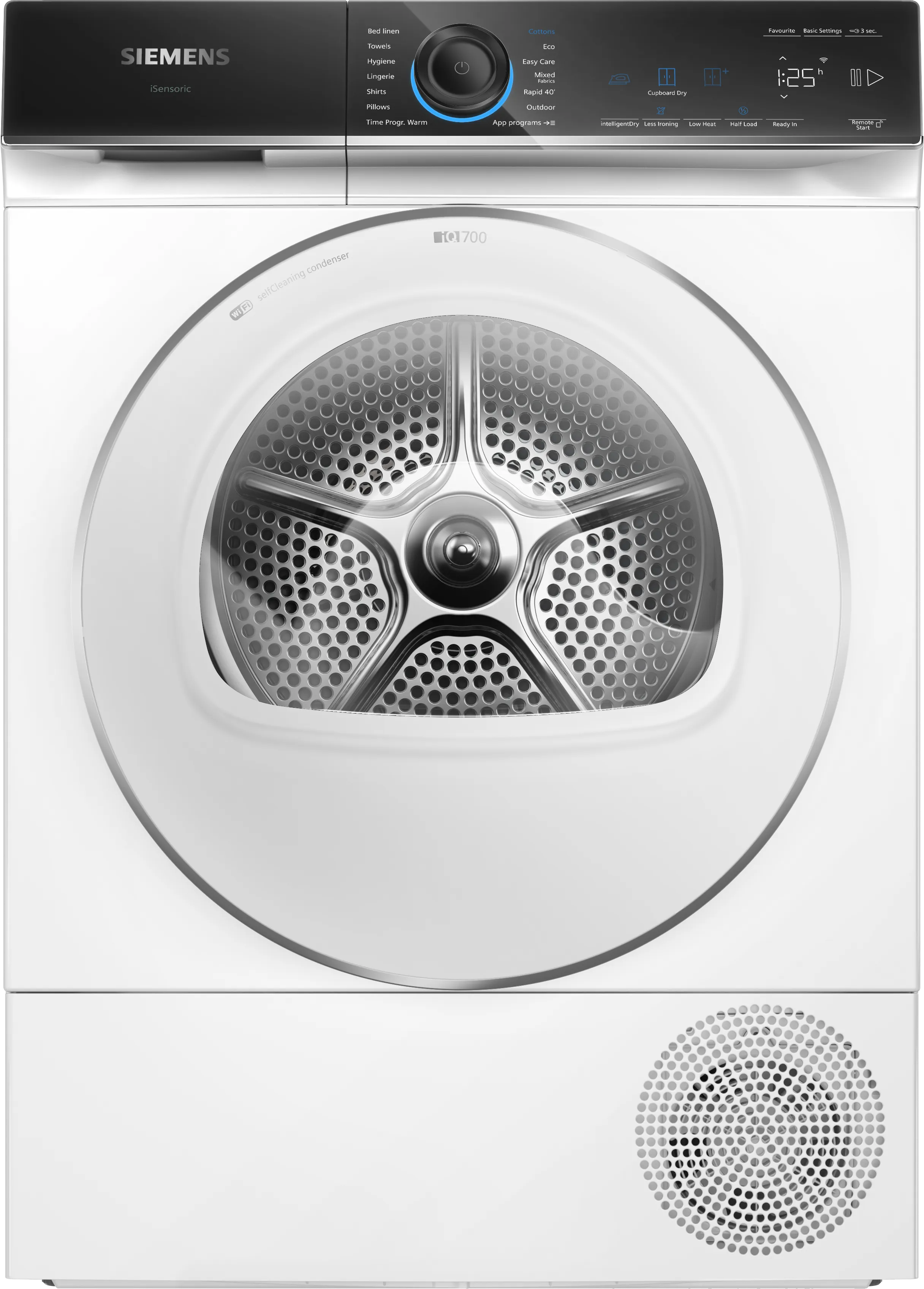 iQ700 מייבש כביסה עם משאבת חום 9 kg לבן 