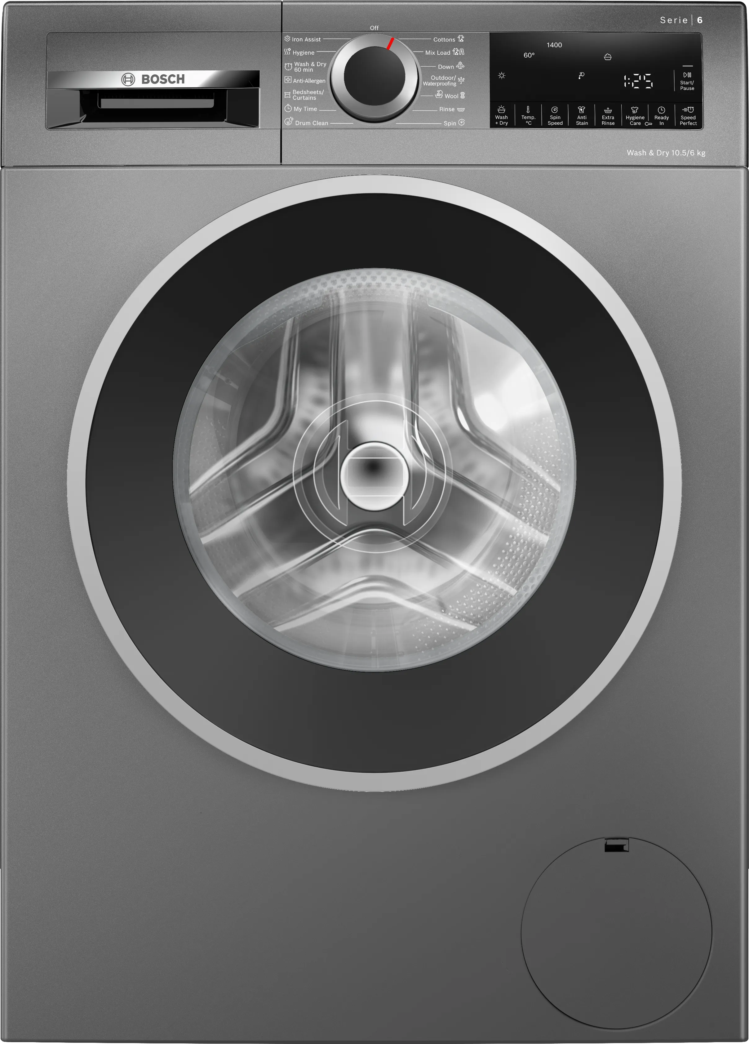 Series 6 washer dryer 10.5/6 kg 1400 rpm