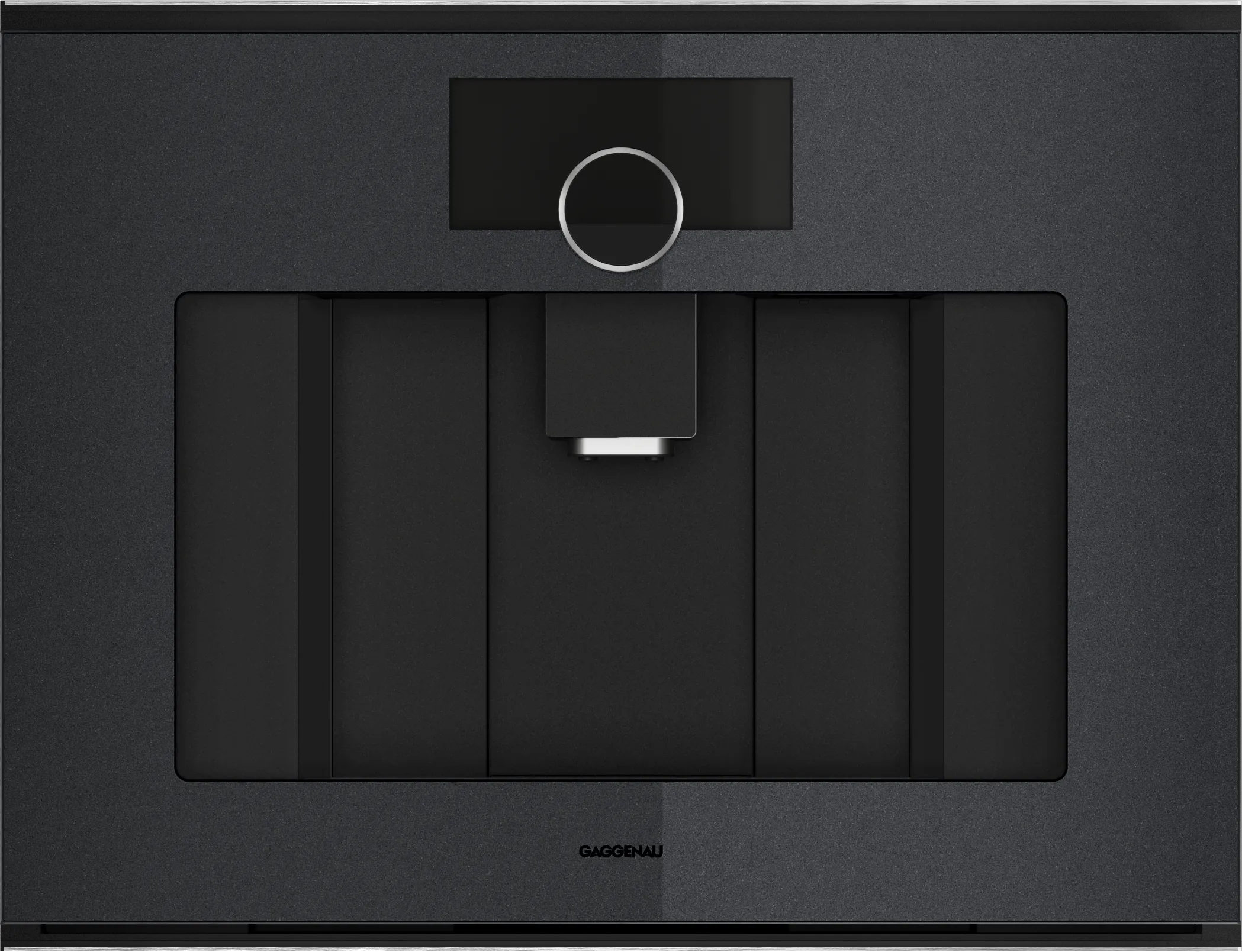 serie Minimalistic helautomatisk kaffemaskin 60 x 45 cm Gaggenau Onyx, uttakbar vannbeholder