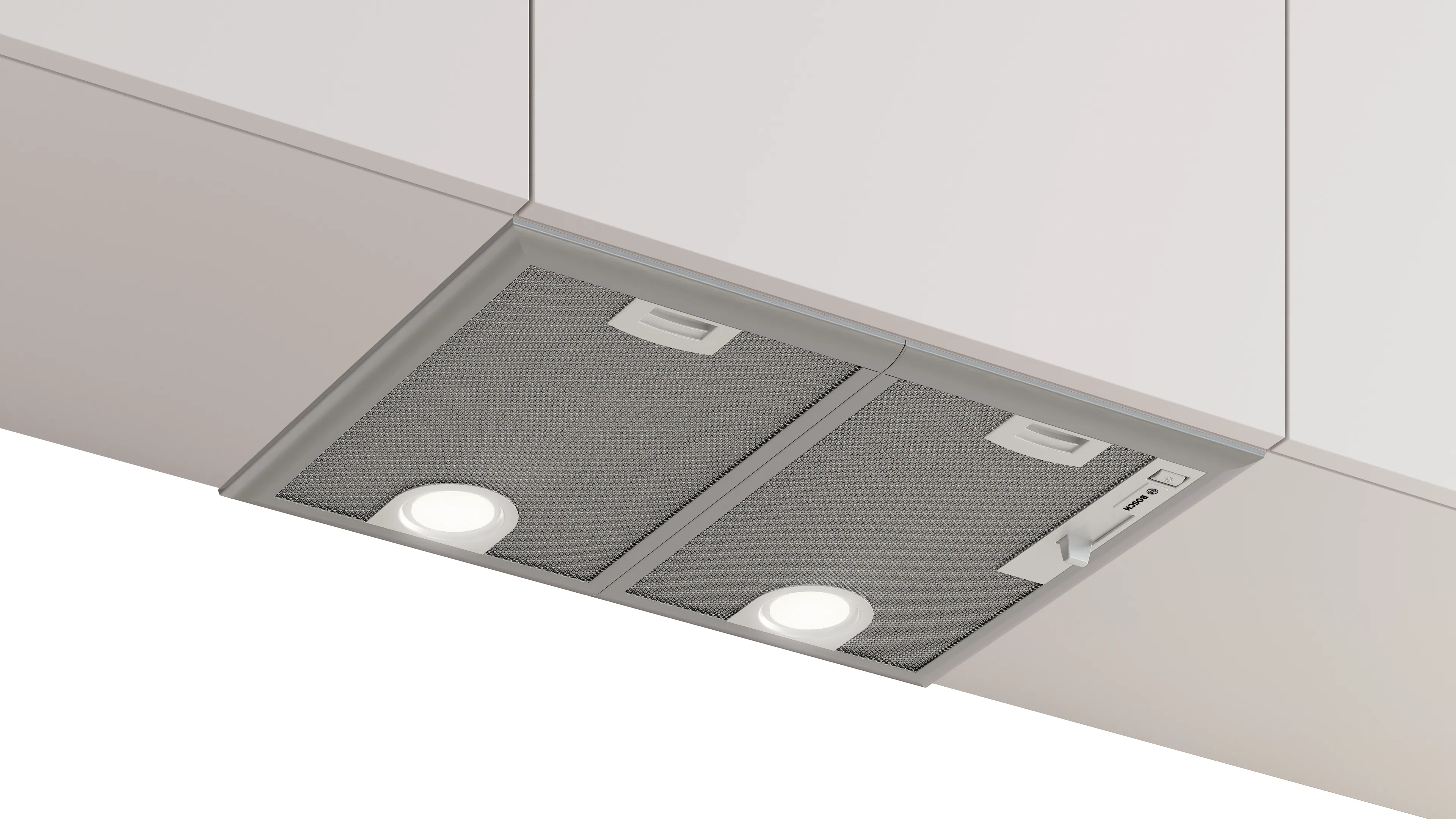 Series 4 integrated rangehood 53 cm Silver metallic 