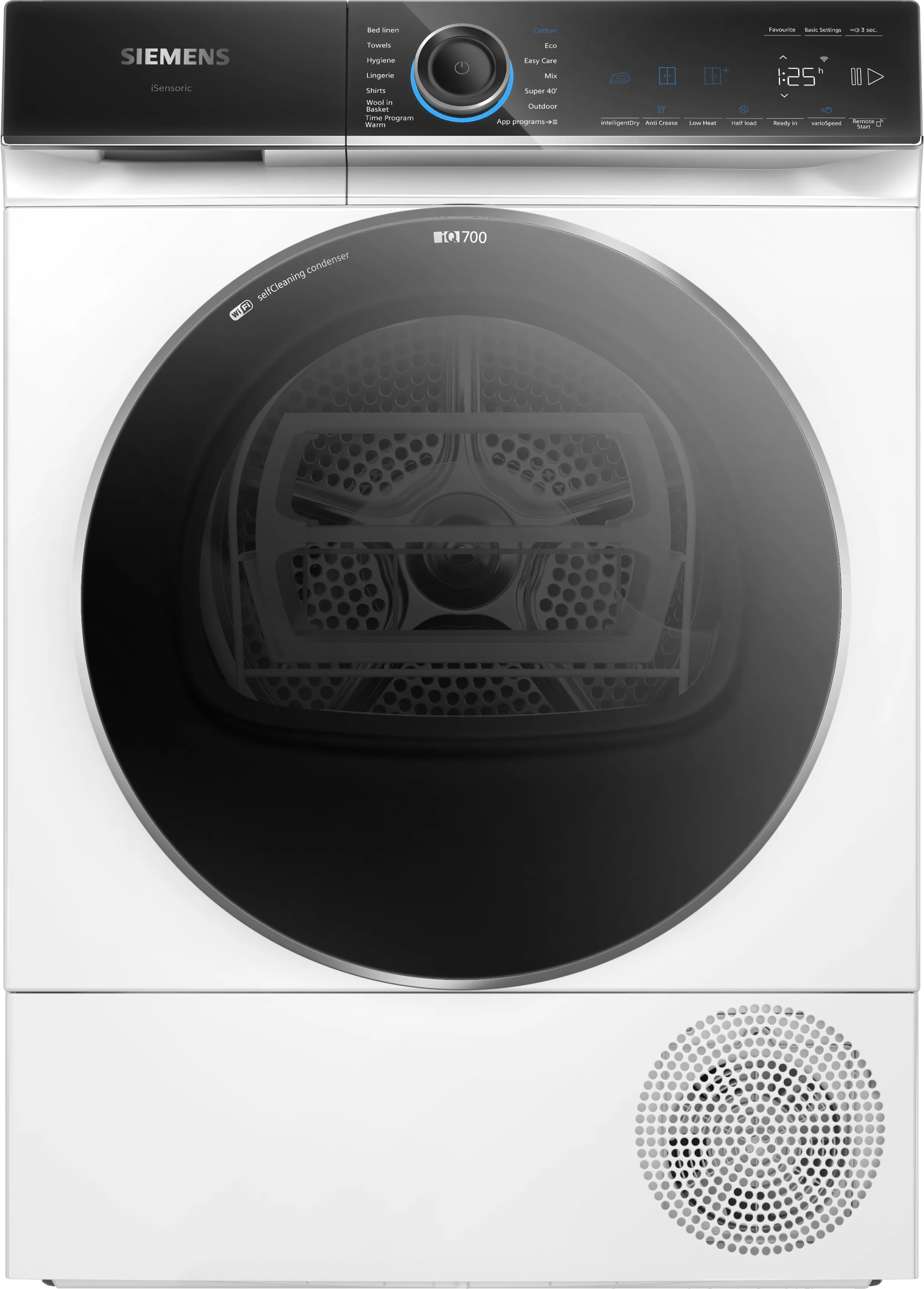 iQ700 Värmepumpstumlare 9 kg Vit