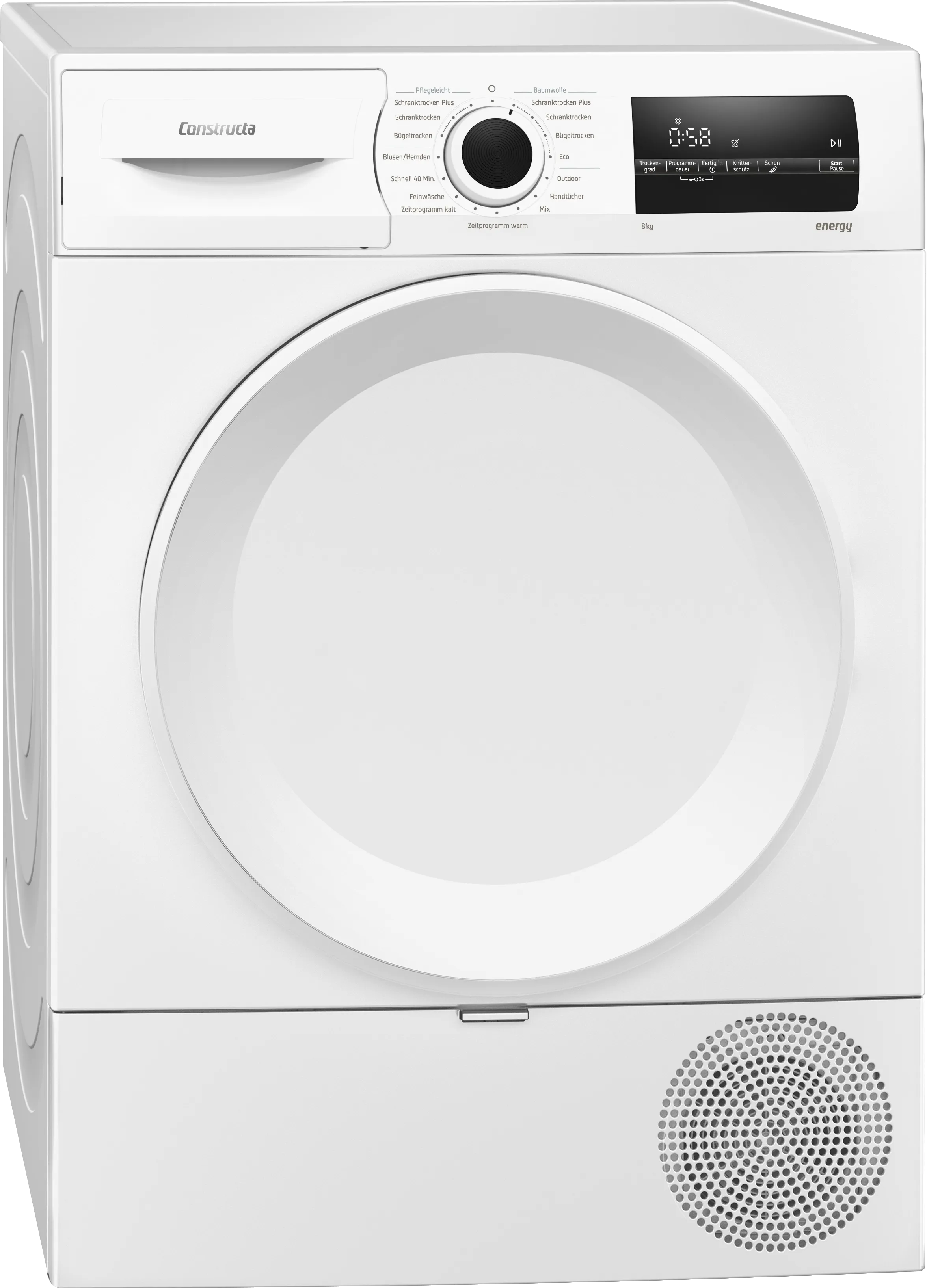 Wärmepumpen-Trockner 8 kg Weiß