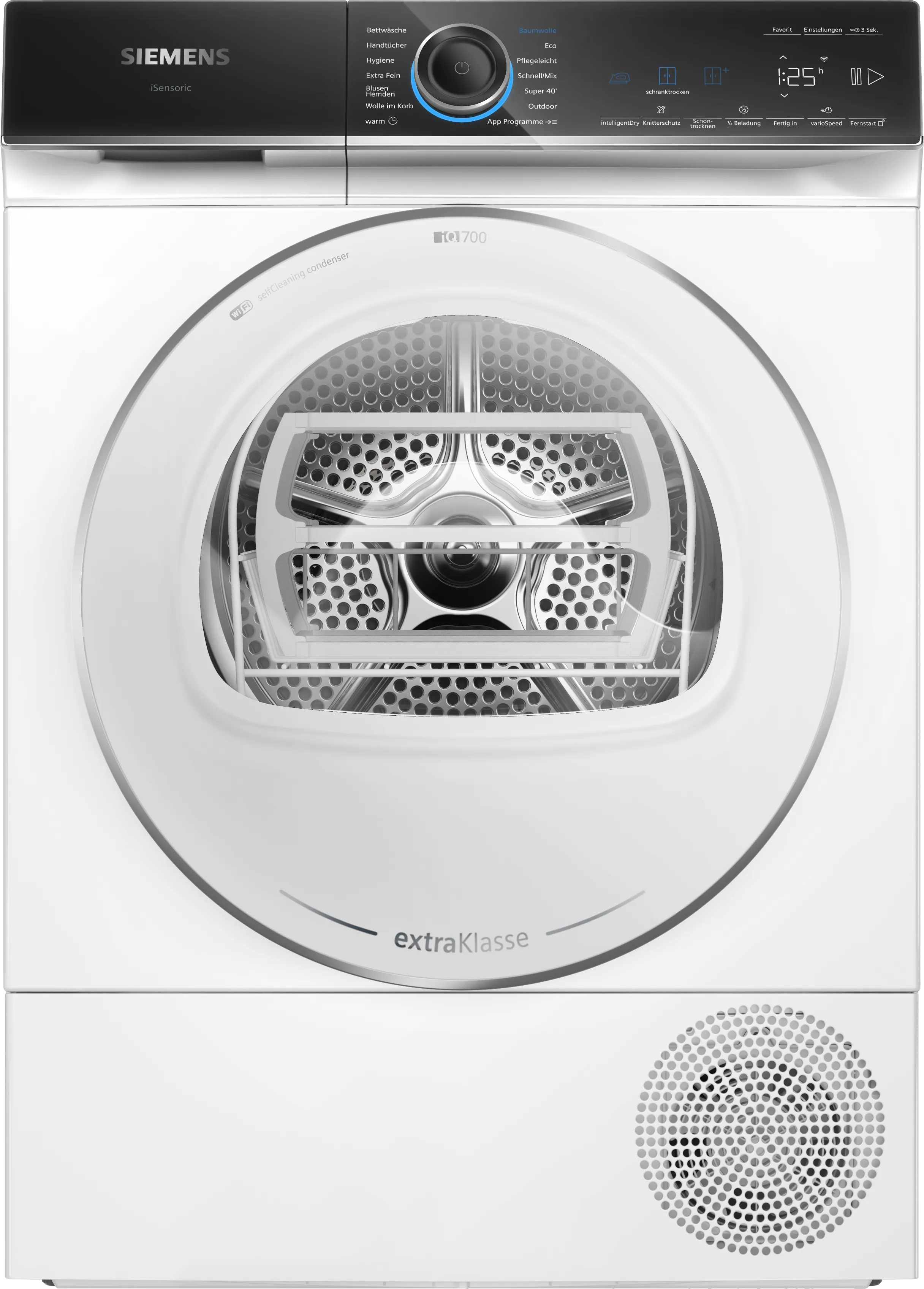 iQ700 Wärmepumpen-Trockner 9 kg Weiß