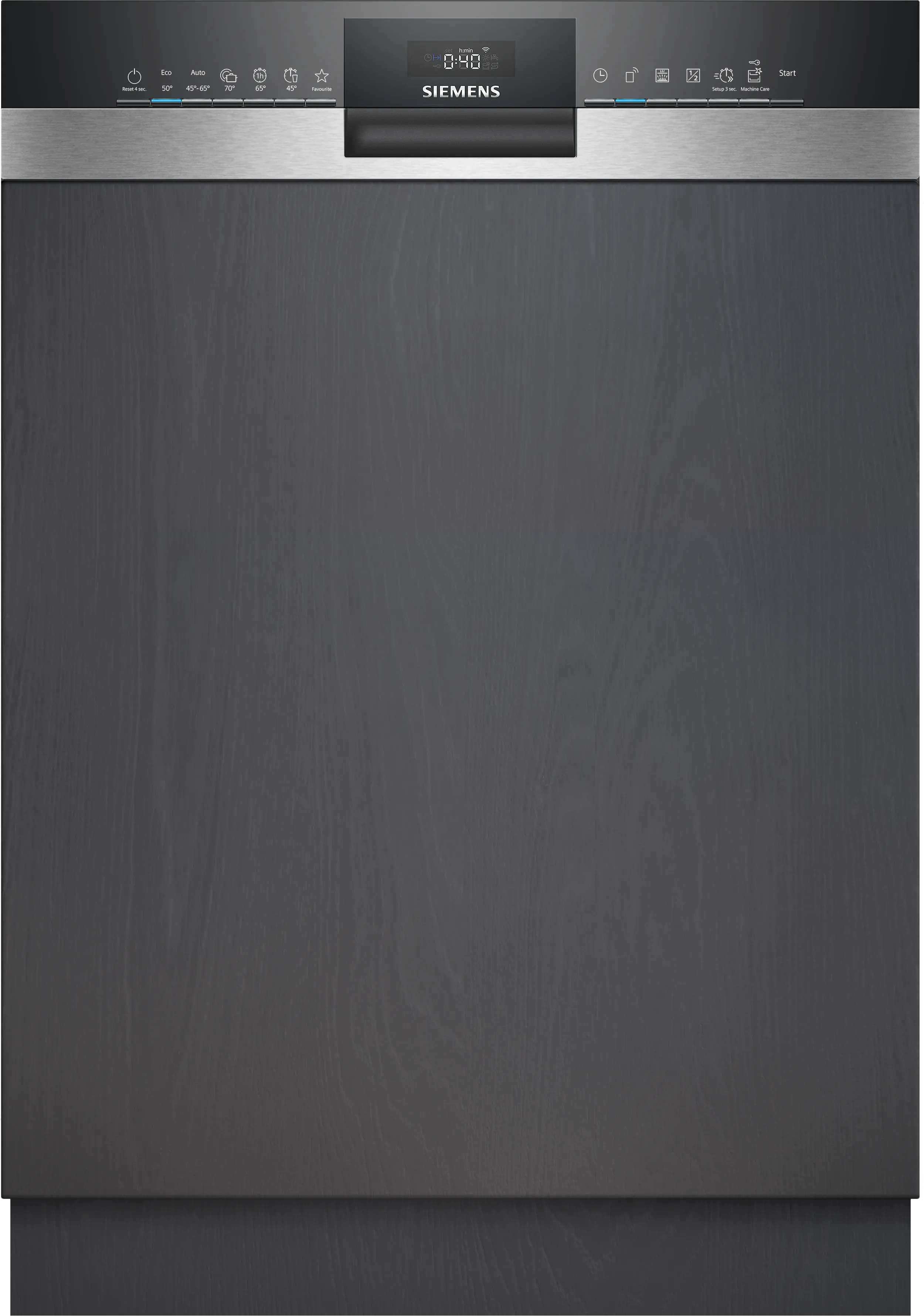 iQ300 Teilintegrierter Geschirrspüler 60 cm Gebürsteter Stahl 