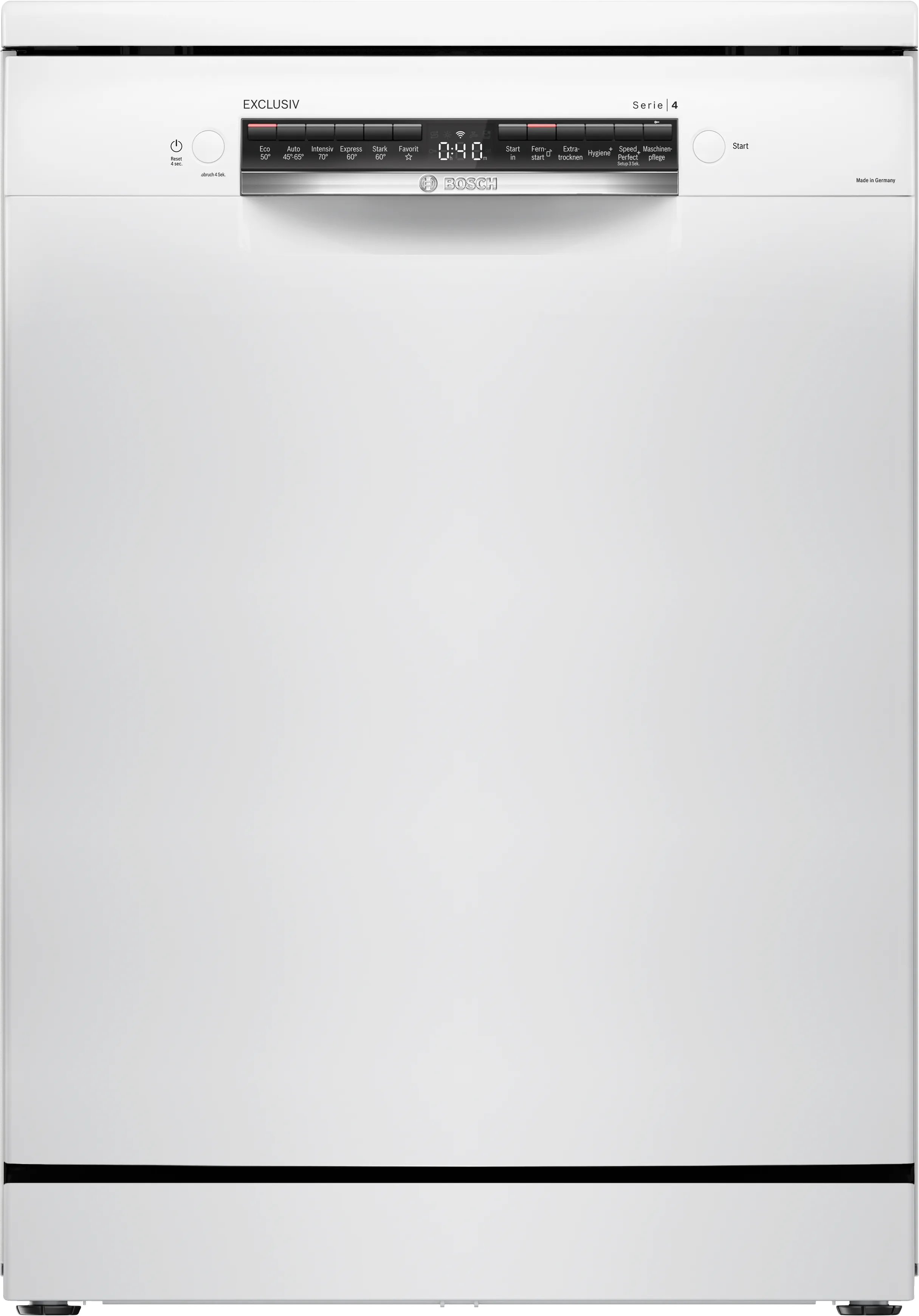 Serie 4 Freistehender Geschirrspüler 60 cm Weiß 