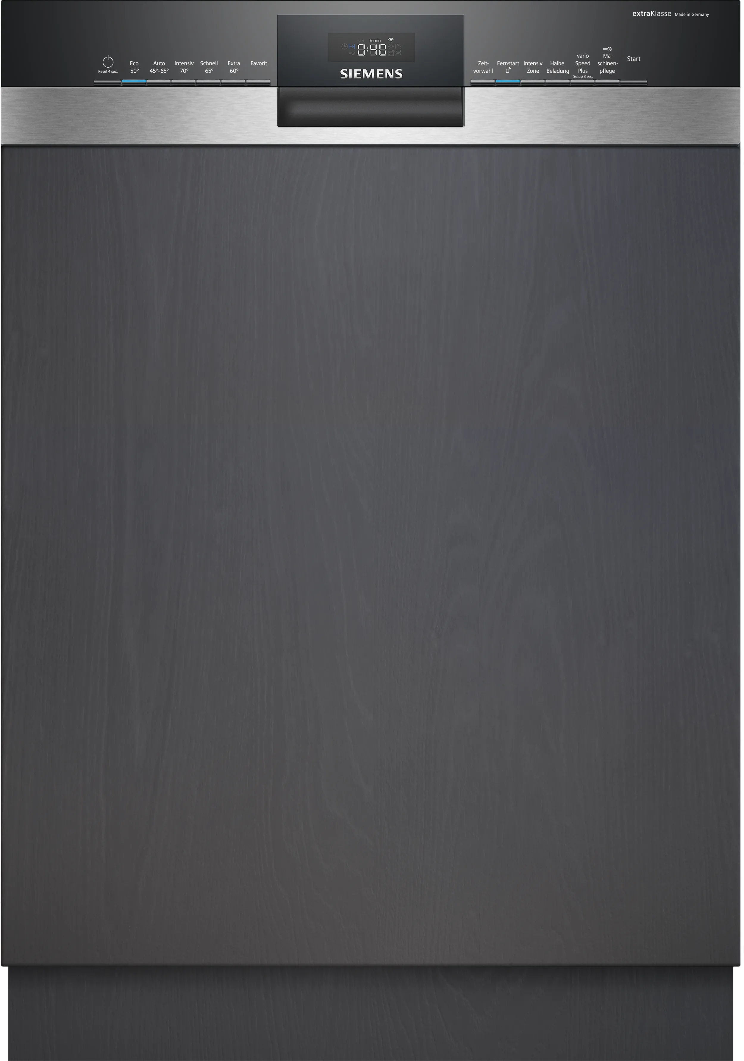 iQ300 Teilintegrierter Geschirrspüler 60 cm Gebürsteter Stahl 