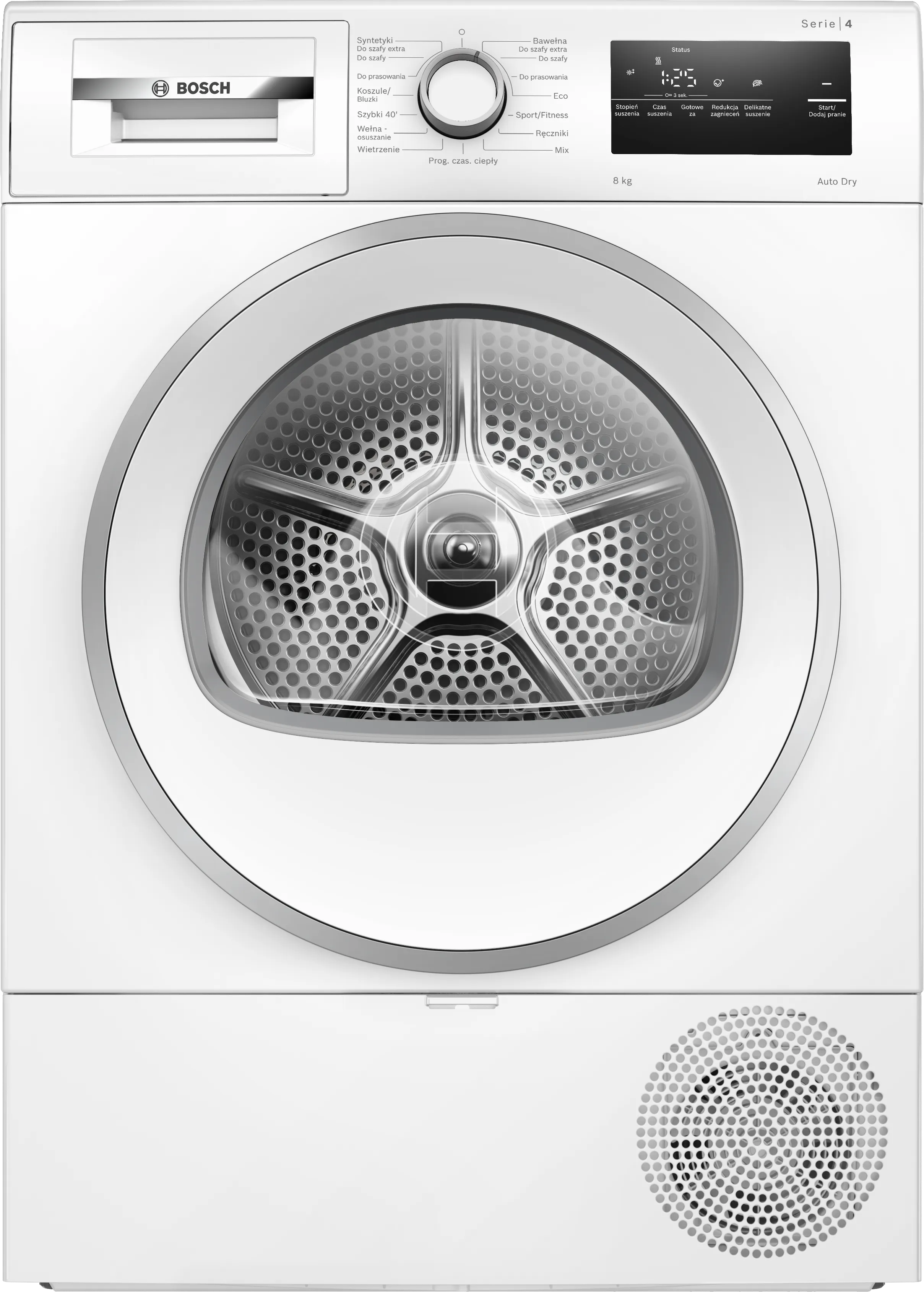 Serie 4 Suszarka z pompą ciepła 8 kg