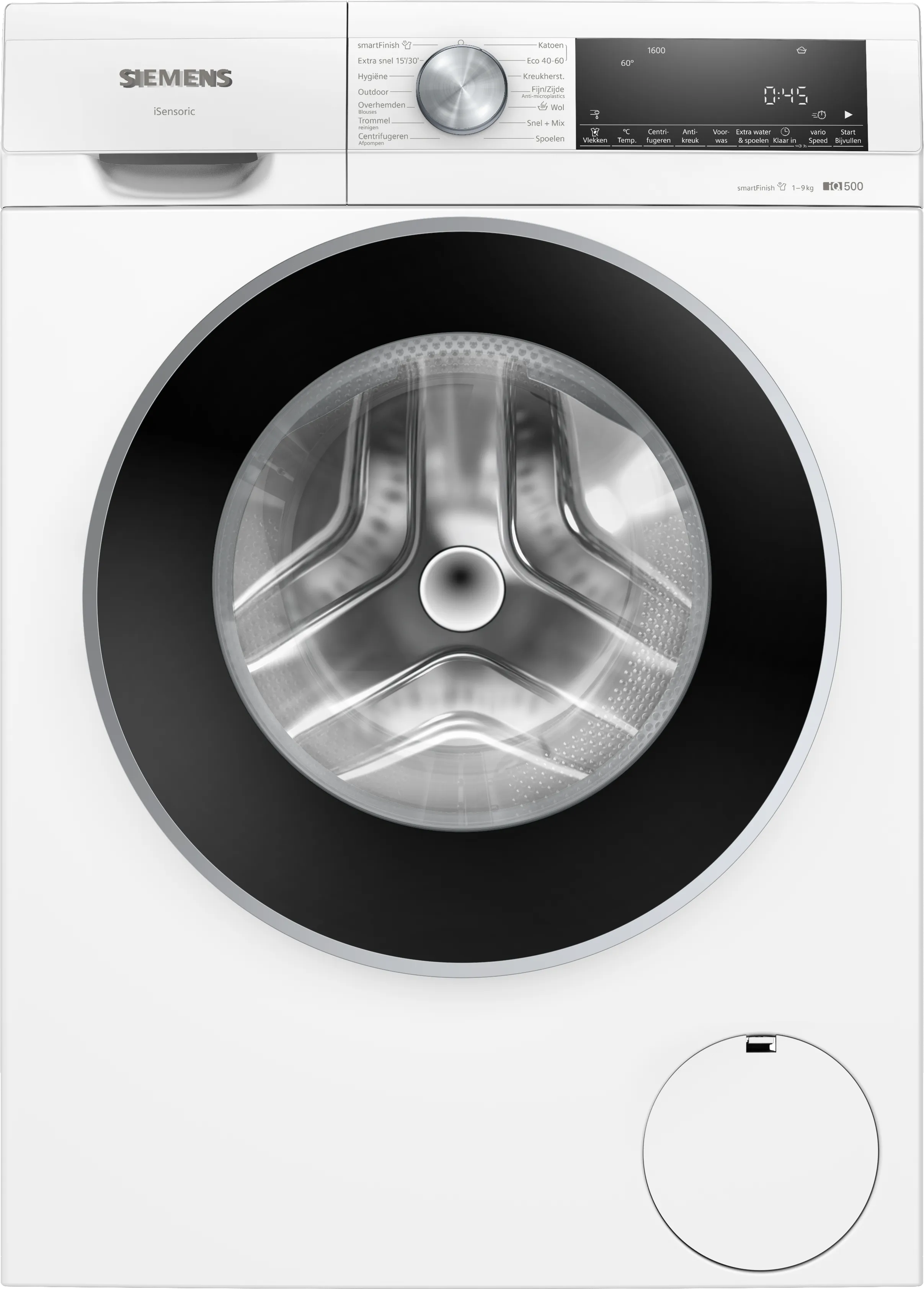 iQ500 Wasmachine, voorlader 9 kg max. 1600 rpm