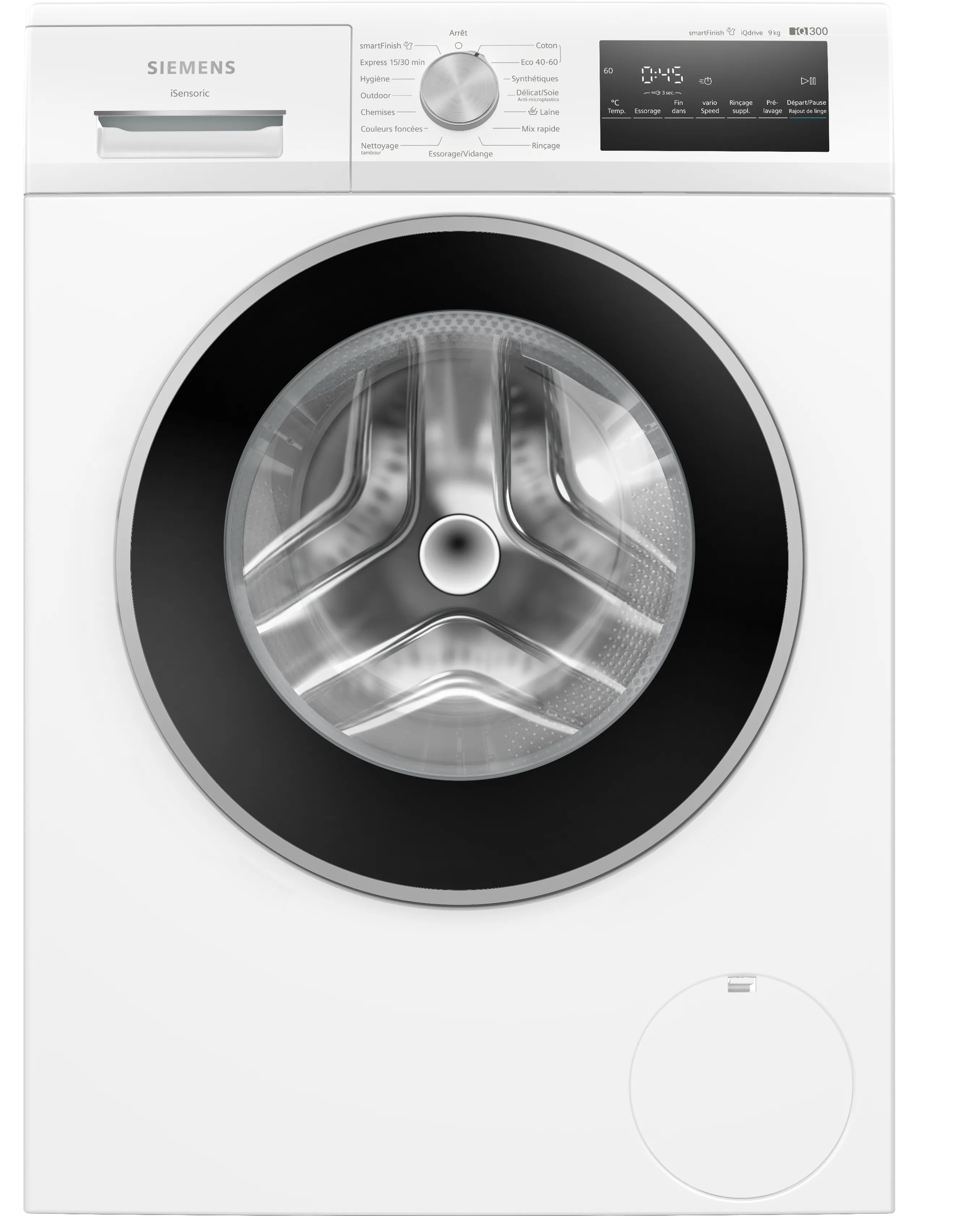 iQ300 Lave-linge front 9 kg max. 1400 tr/min 