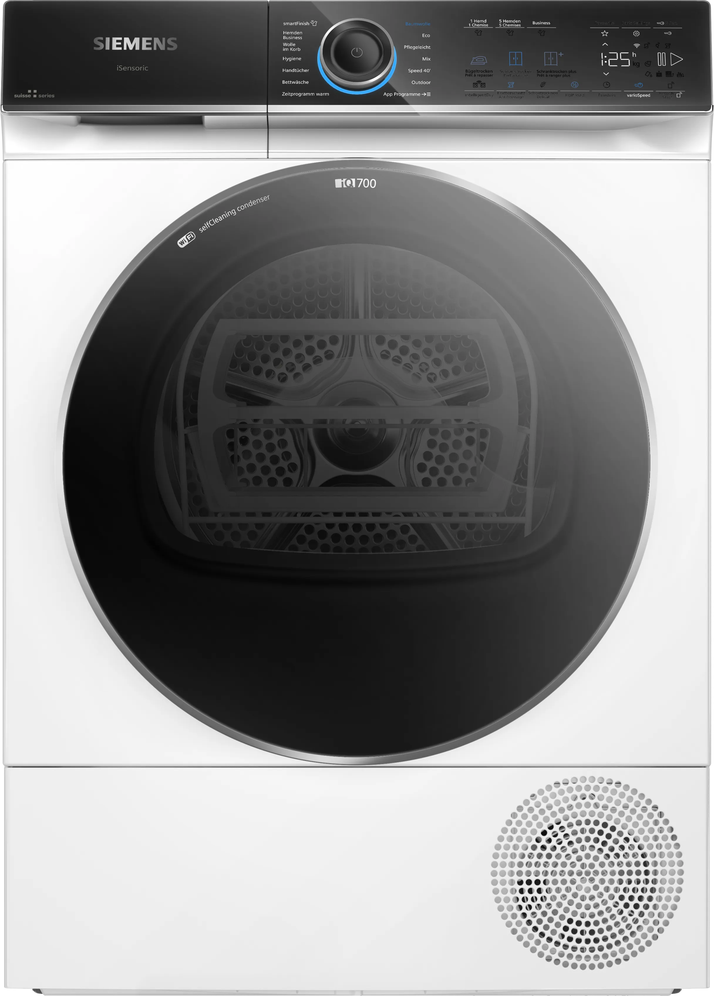 iQ700 Sèche-linge à pompe à chaleur 9 kg Blanc