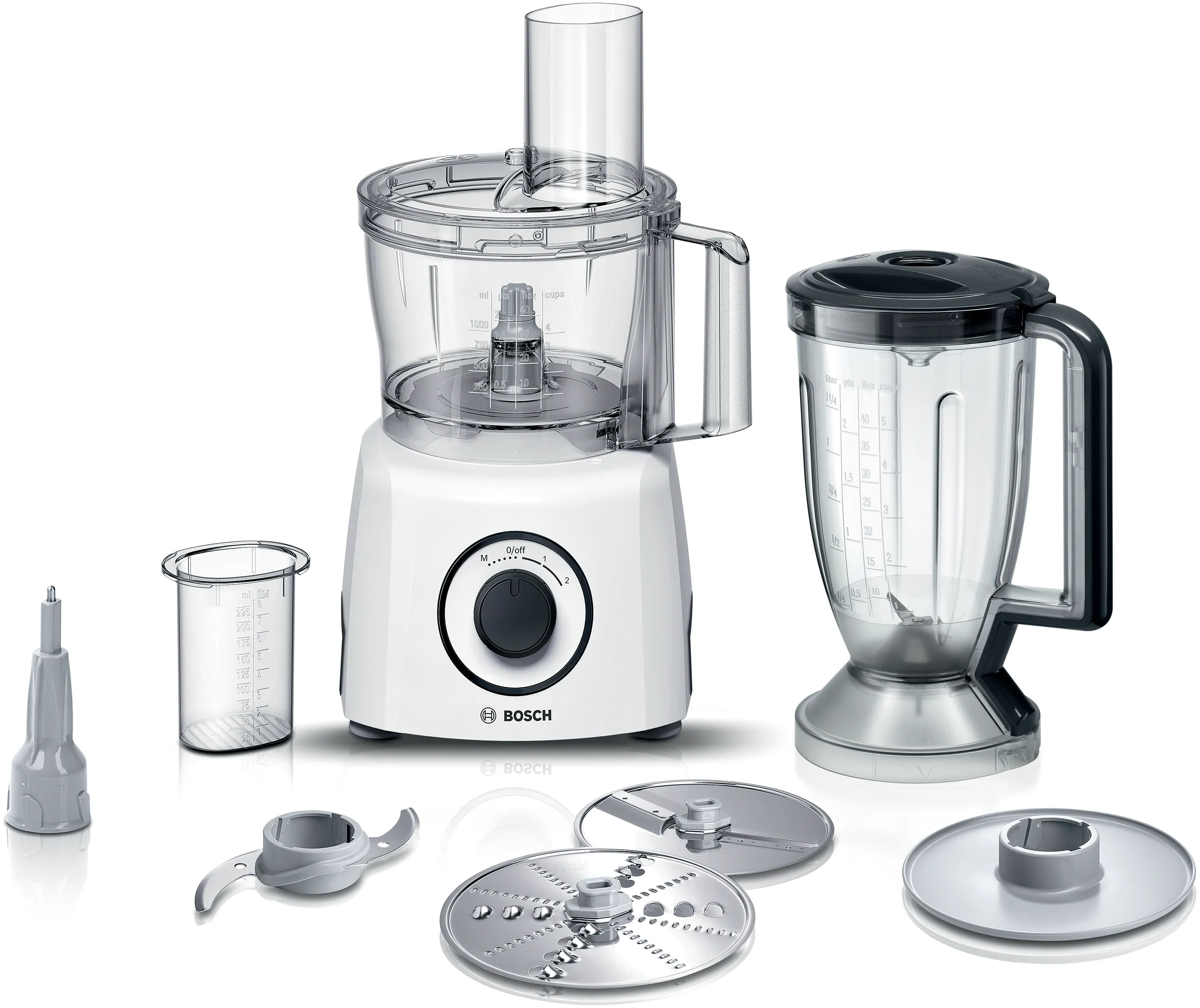 Robot culinaire MultiTalent 3 800 W Blanc, blanc 