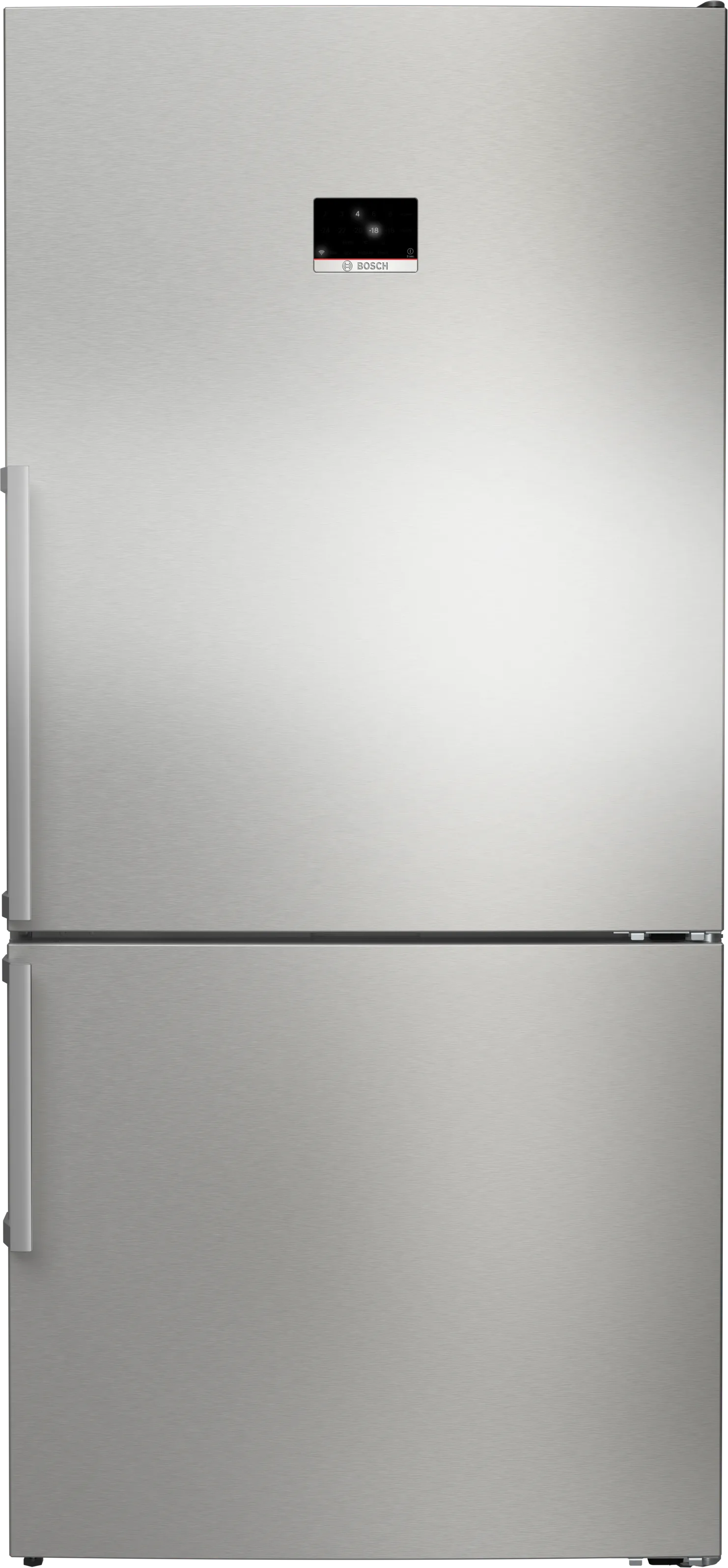 Series 8 ثلاجة قائمة بذاتها بمجمد سفلي 186x86 cm الفولاذ المقاوم للصدأ