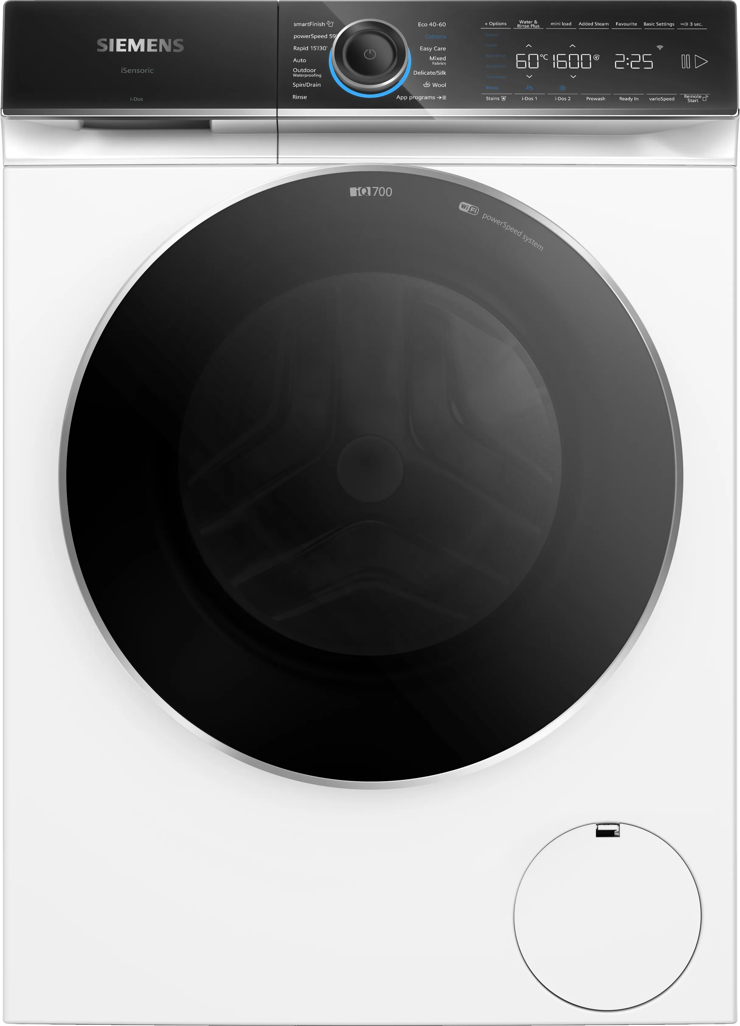 iQ700 Washing machine, front loader 11 kg max. 1600 rpm 