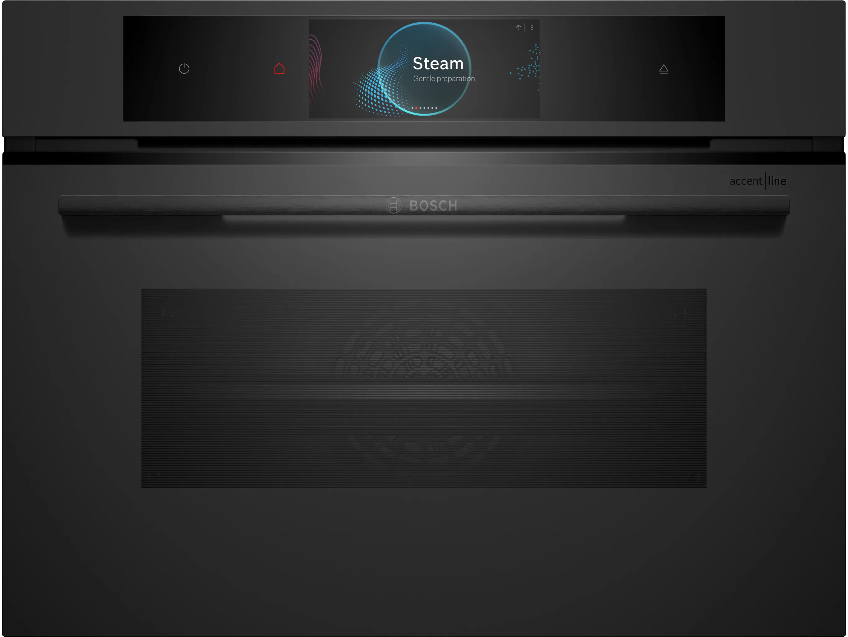 Série 8 Four compact combi-vapeur 60 x 45 cm Verre noir mat