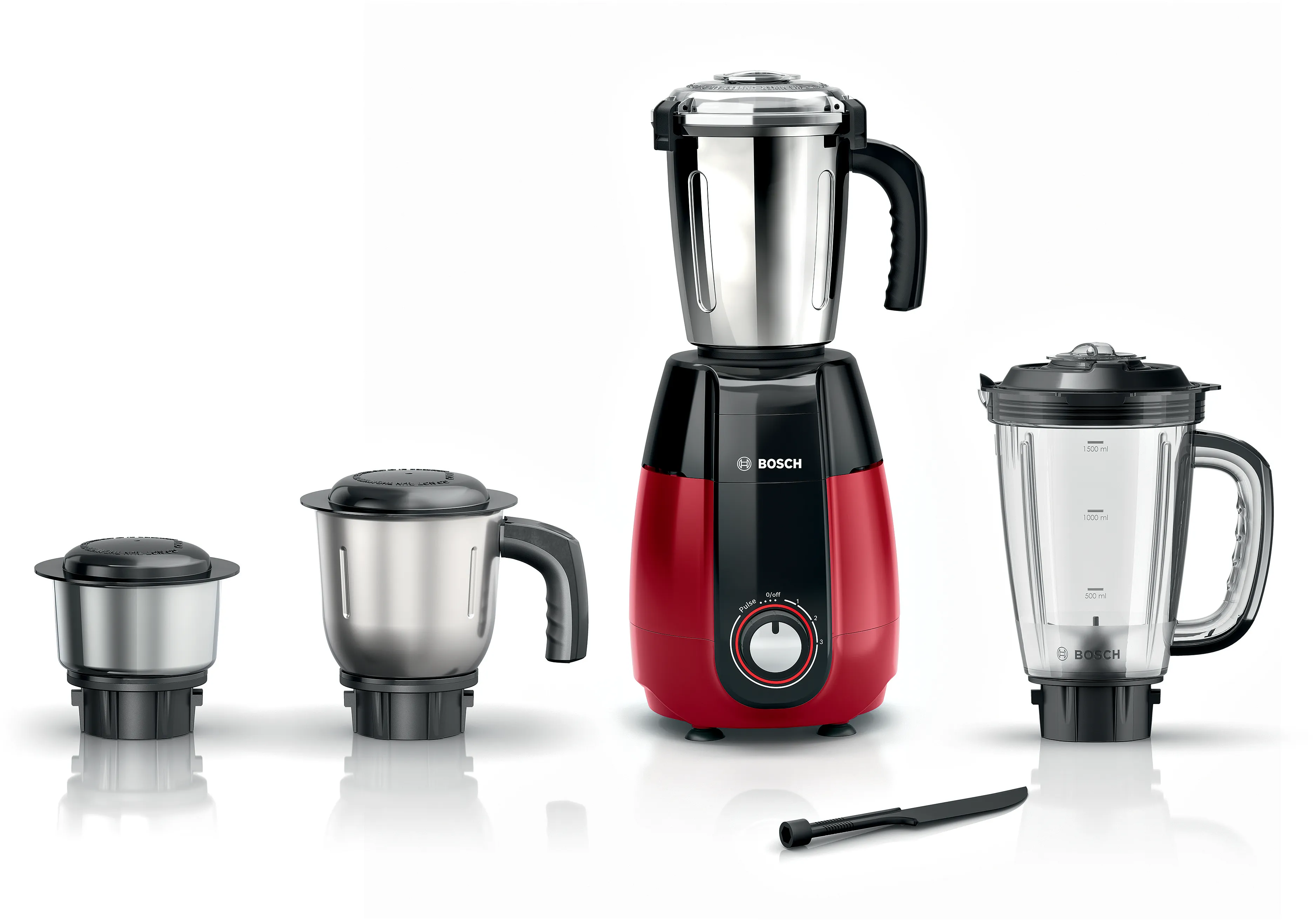 Mixer Grinder TrueMixx Pro 1000 W Red, Dark grey metallic 
