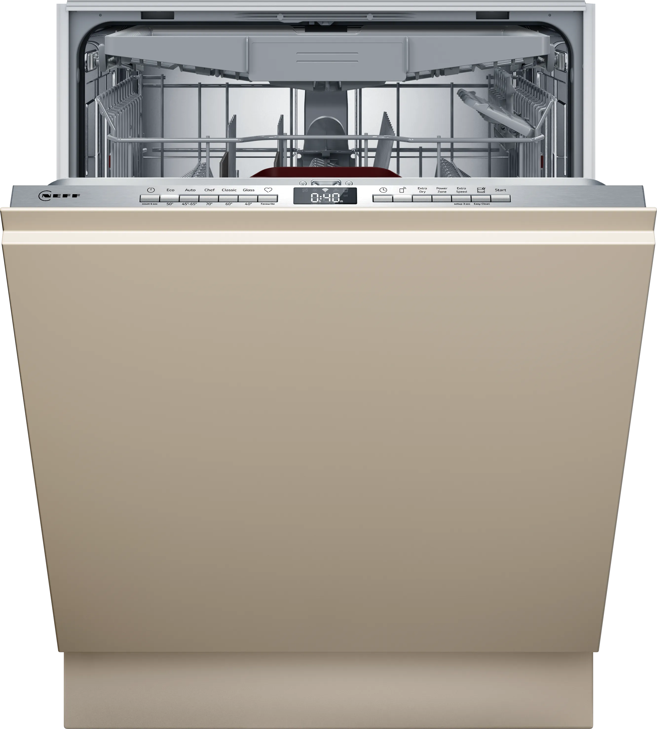 N 50 Lave-vaisselle tout intégrable 60 cm Porte à glissières