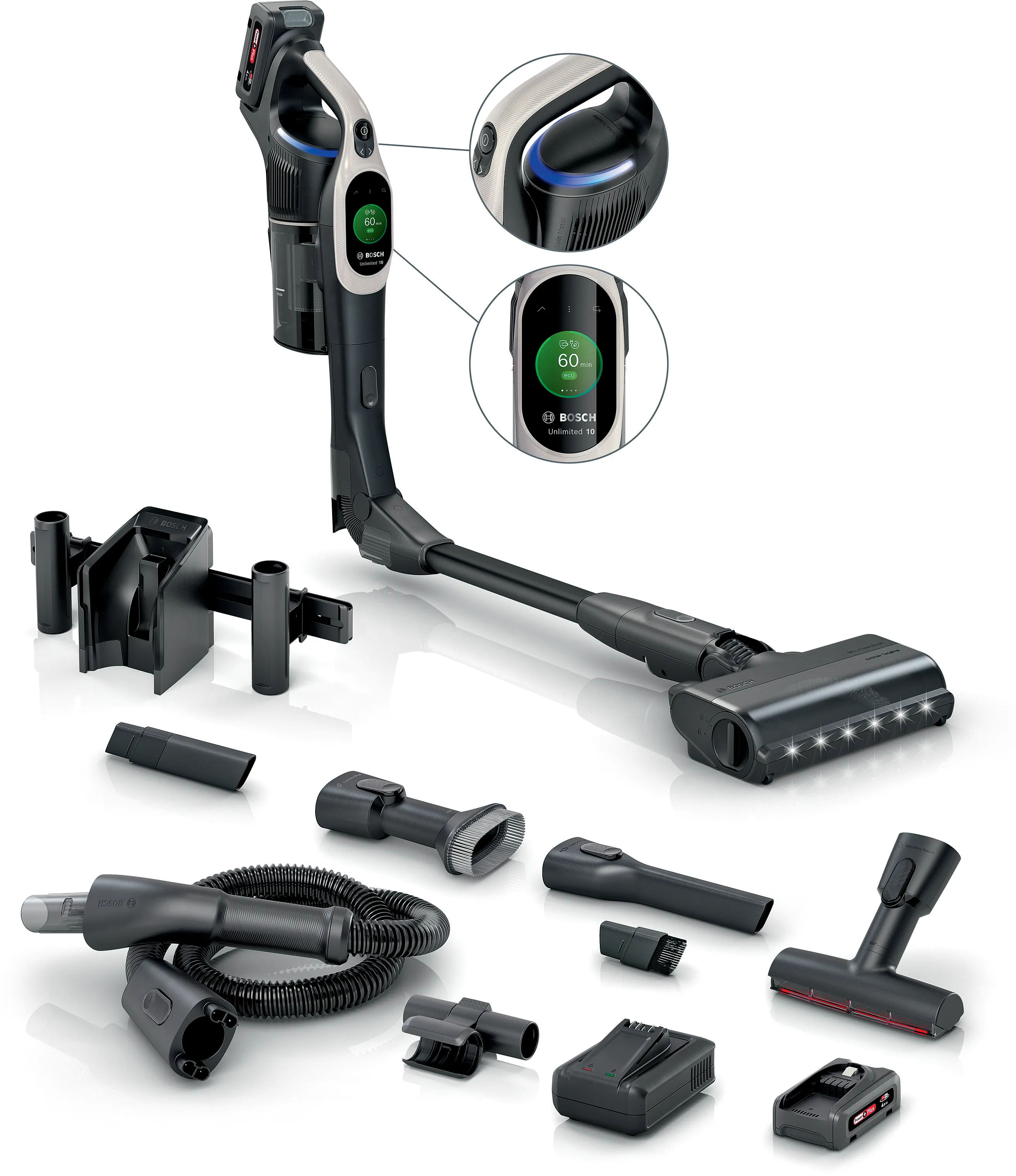 Akku-Staubsauger Unlimited 10 Grau