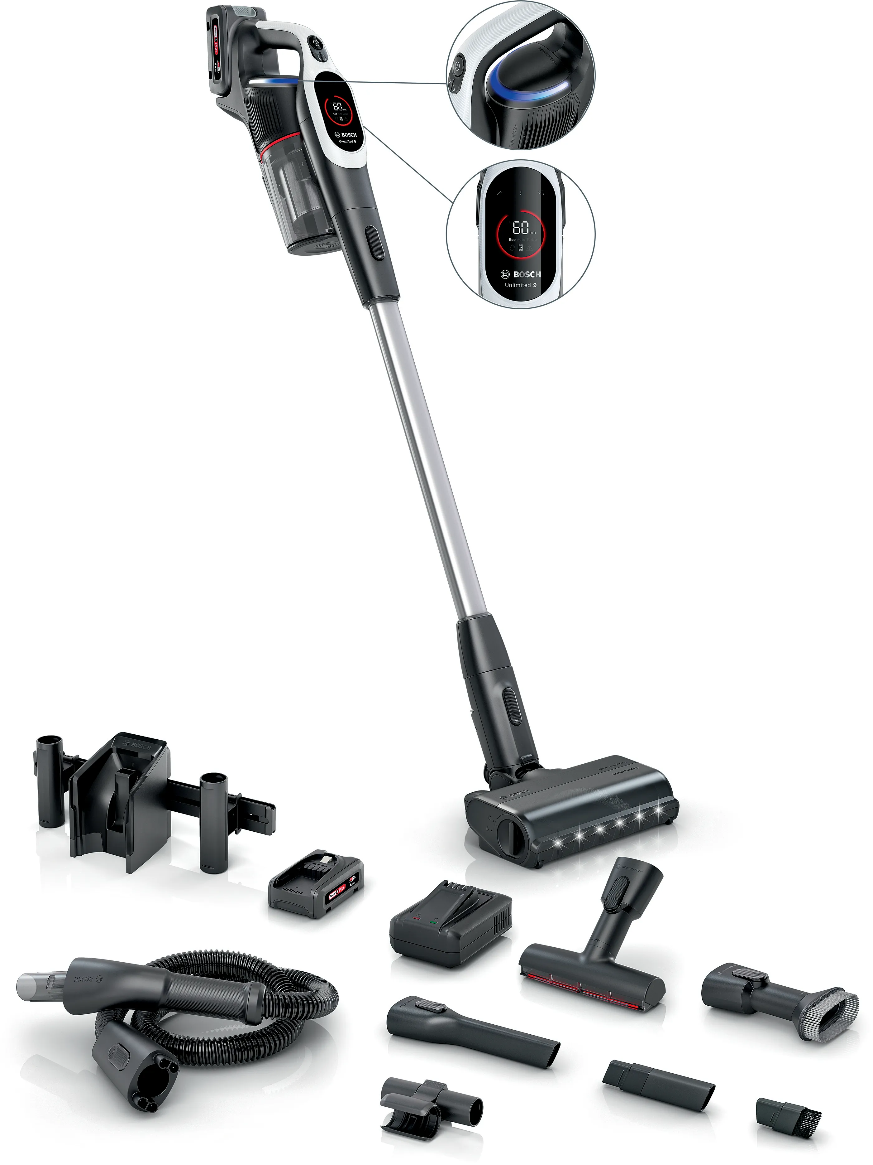 Akku-Staubsauger Unlimited 9 Weiß