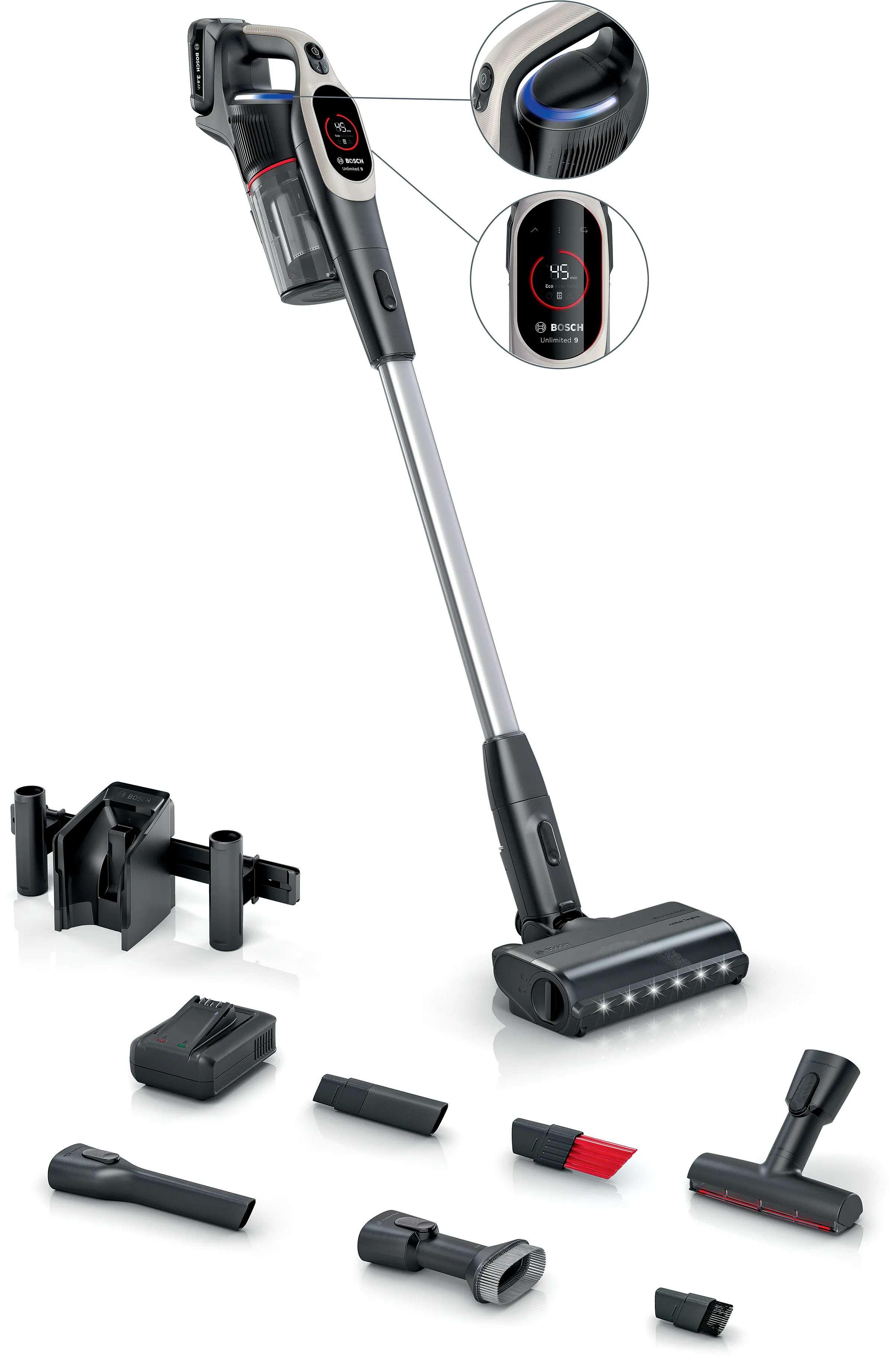 Rechargeable vacuum cleaner Unlimited 9 Graphite