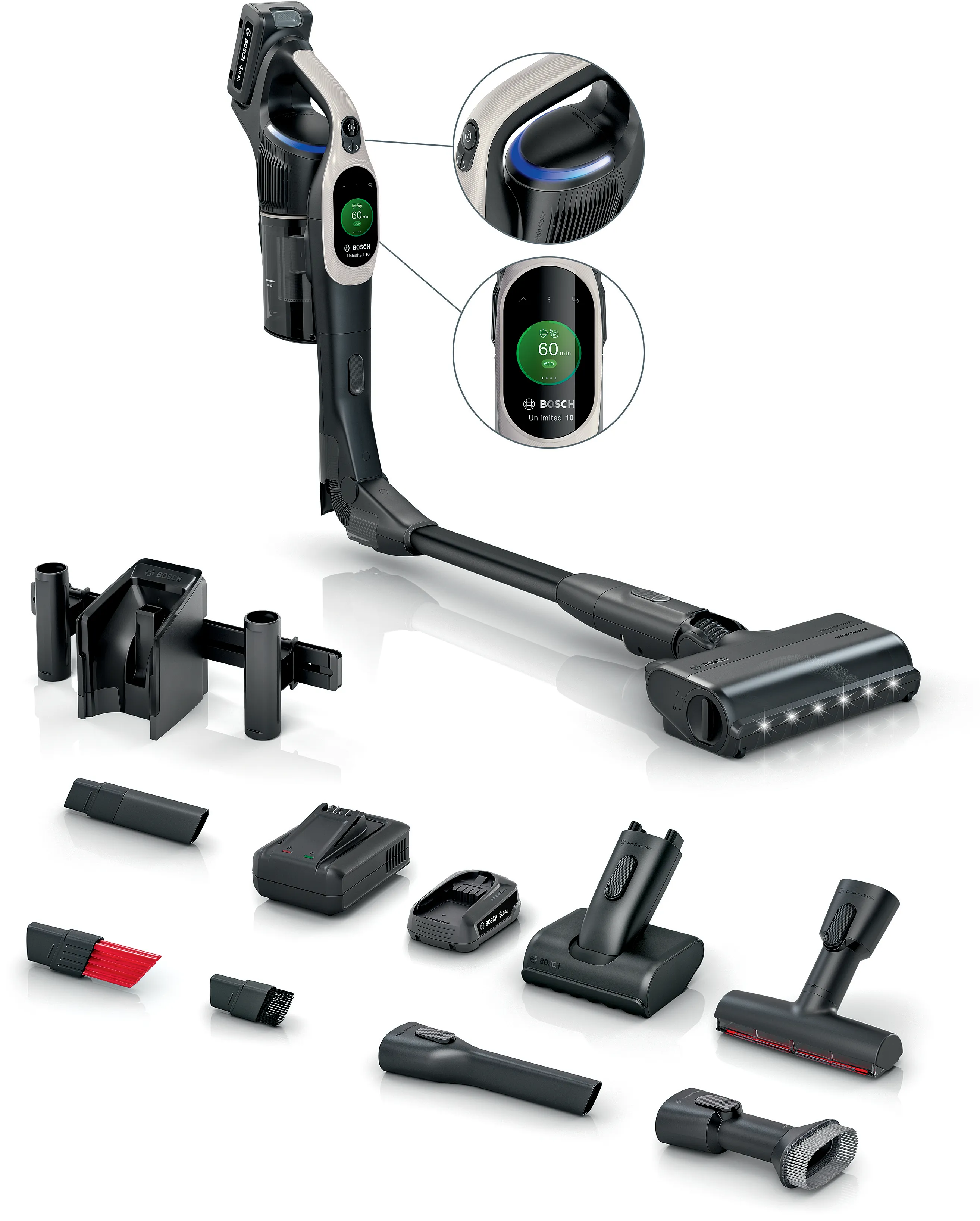 Rechargeable vacuum cleaner Unlimited 10 Graphite 