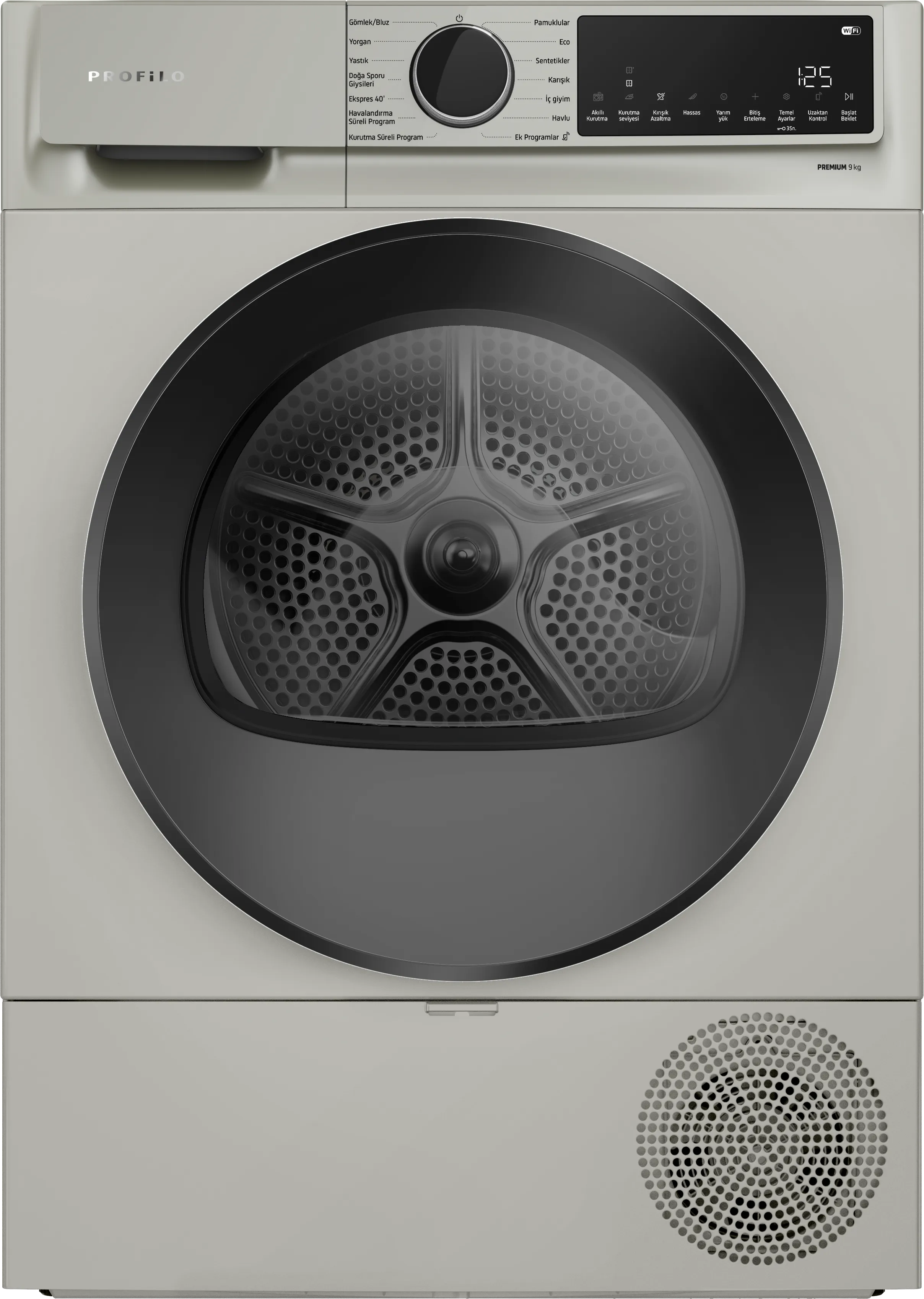 Isı Pompalı Kurutma Makinesi 9 kg Gümüş 