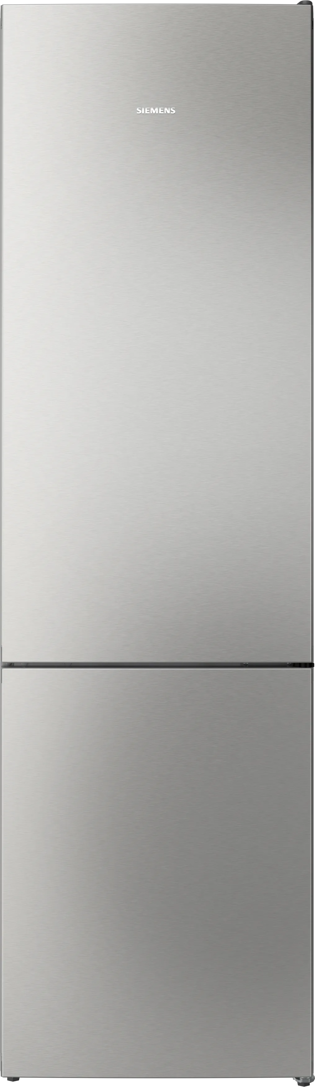 IQ300 free-standing fridge-freezer with freezer at bottom 203 x 60 cm Stainless steel 