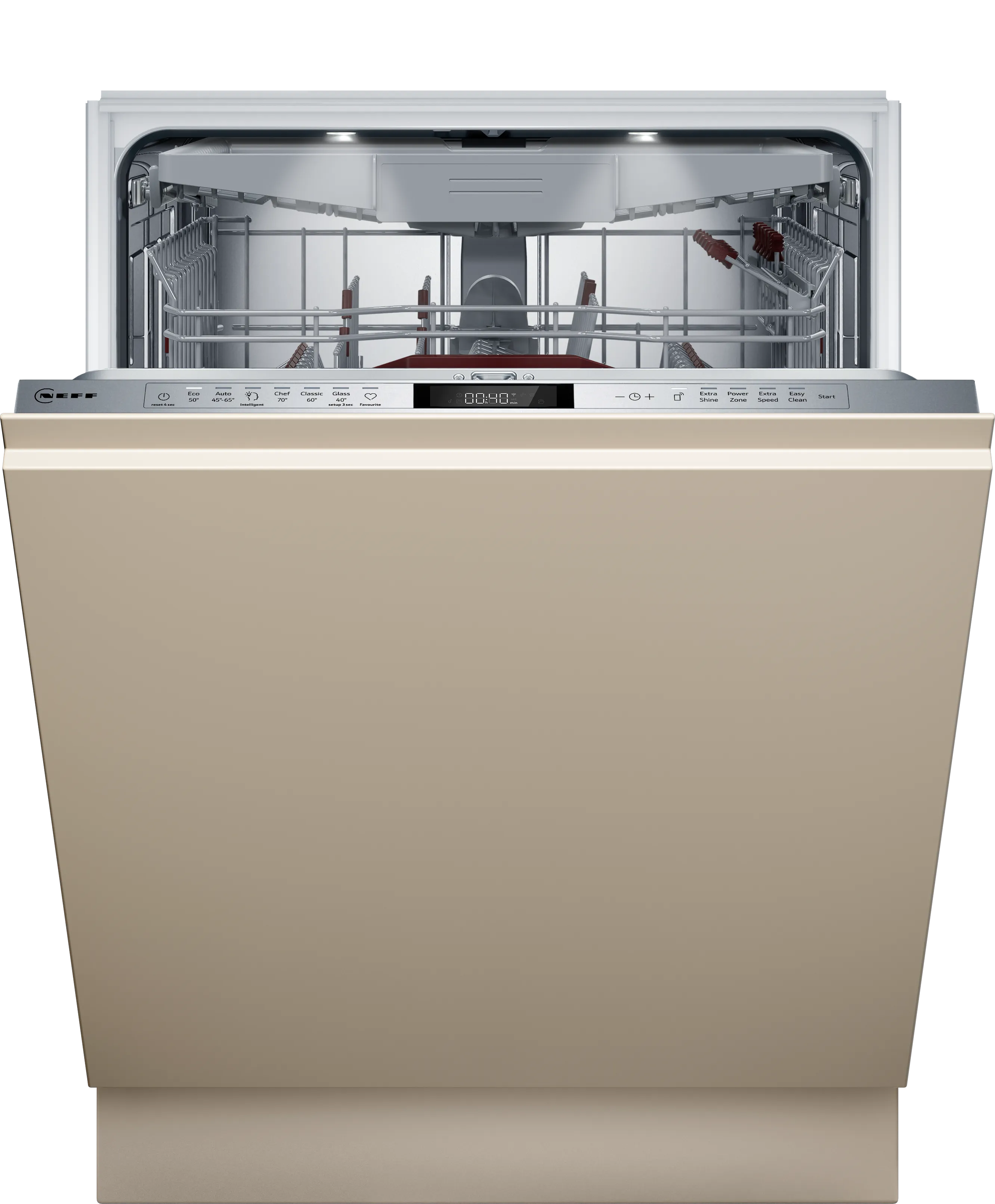 N 70 Lavastoviglie da incasso a scomparsa totale 60 cm Cerniere Sliding