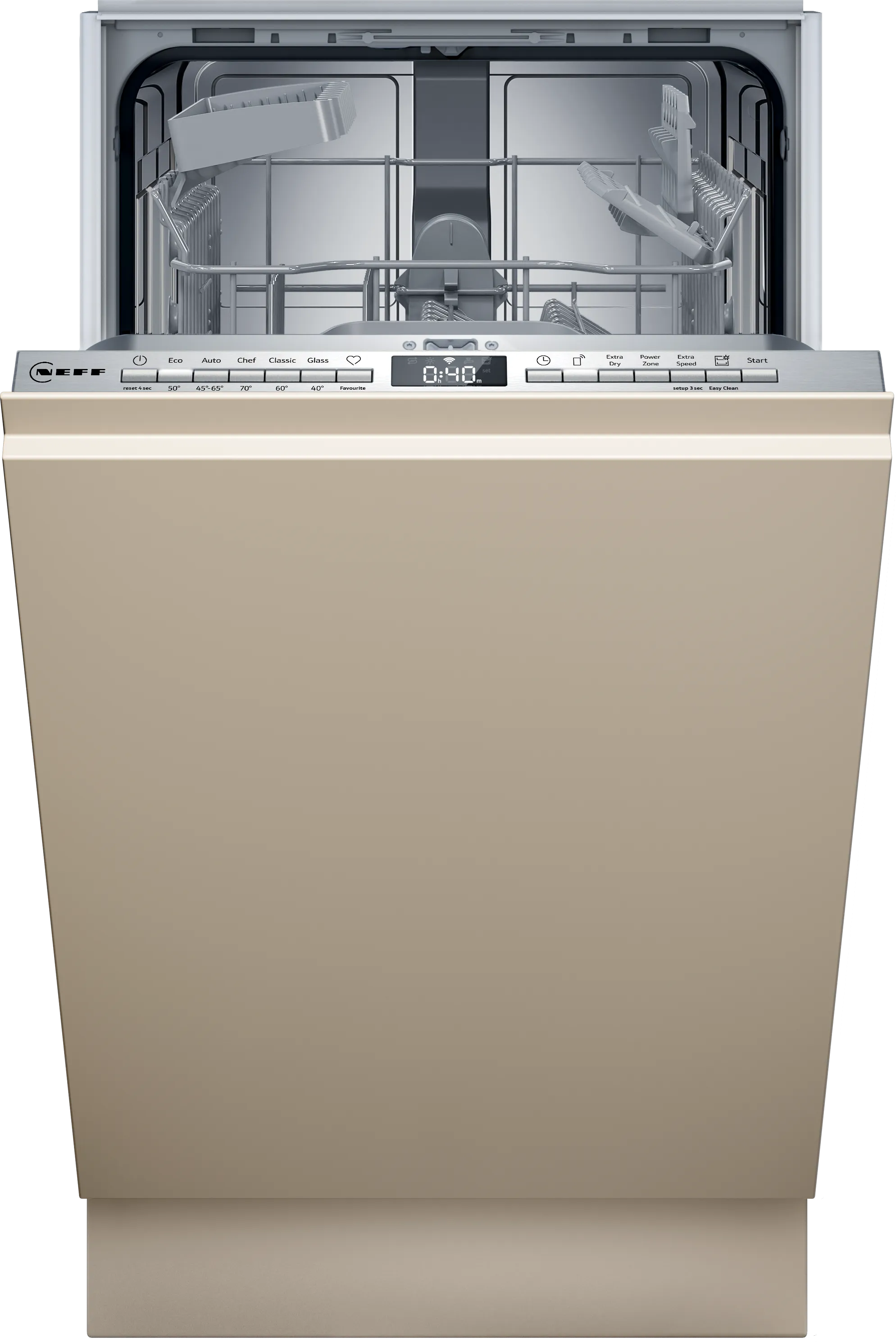 N 30 Lavastoviglie da incasso a scomparsa totale 45 cm 