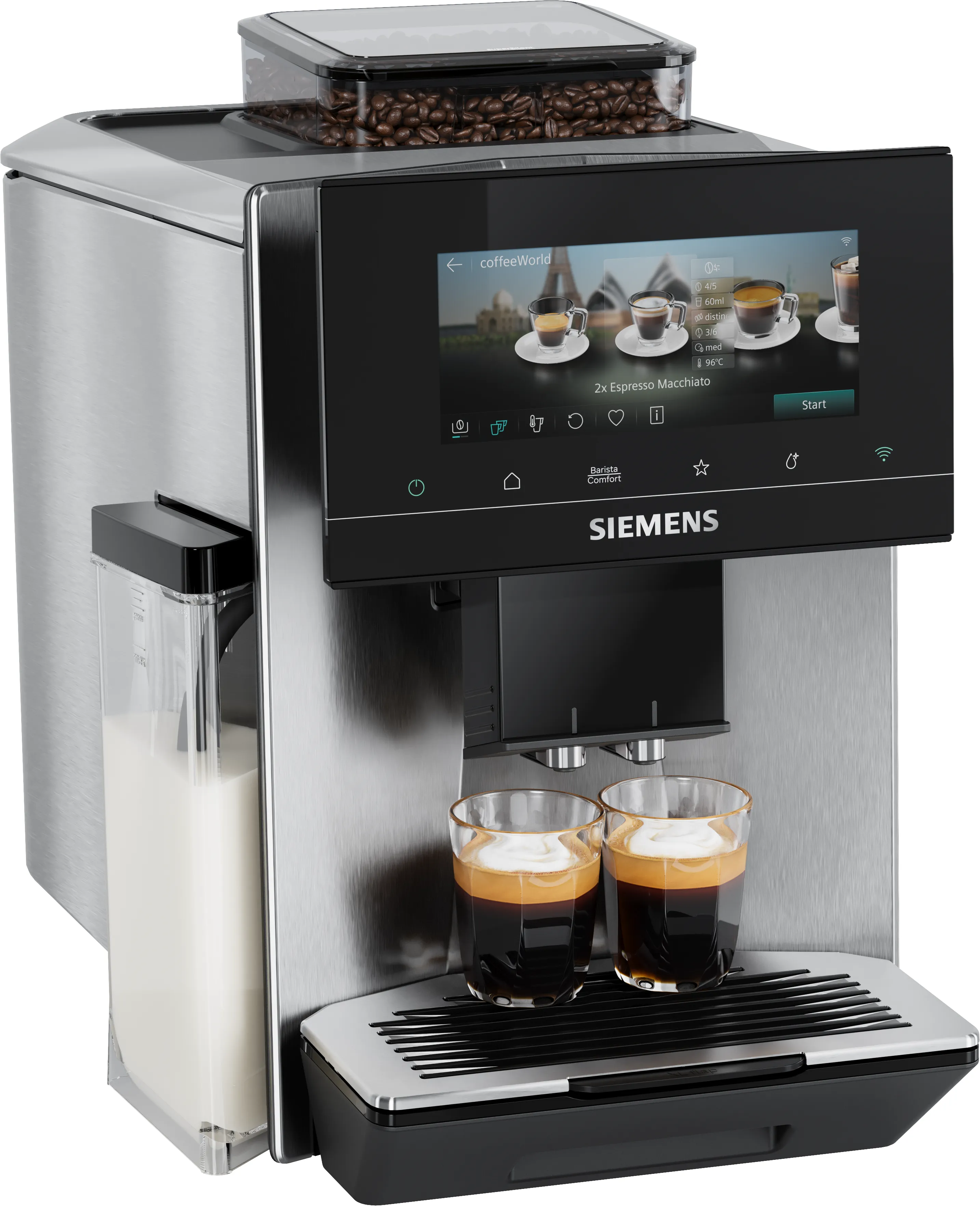 Kaffeevollautomat EQ900 iAroma Edelstahl 