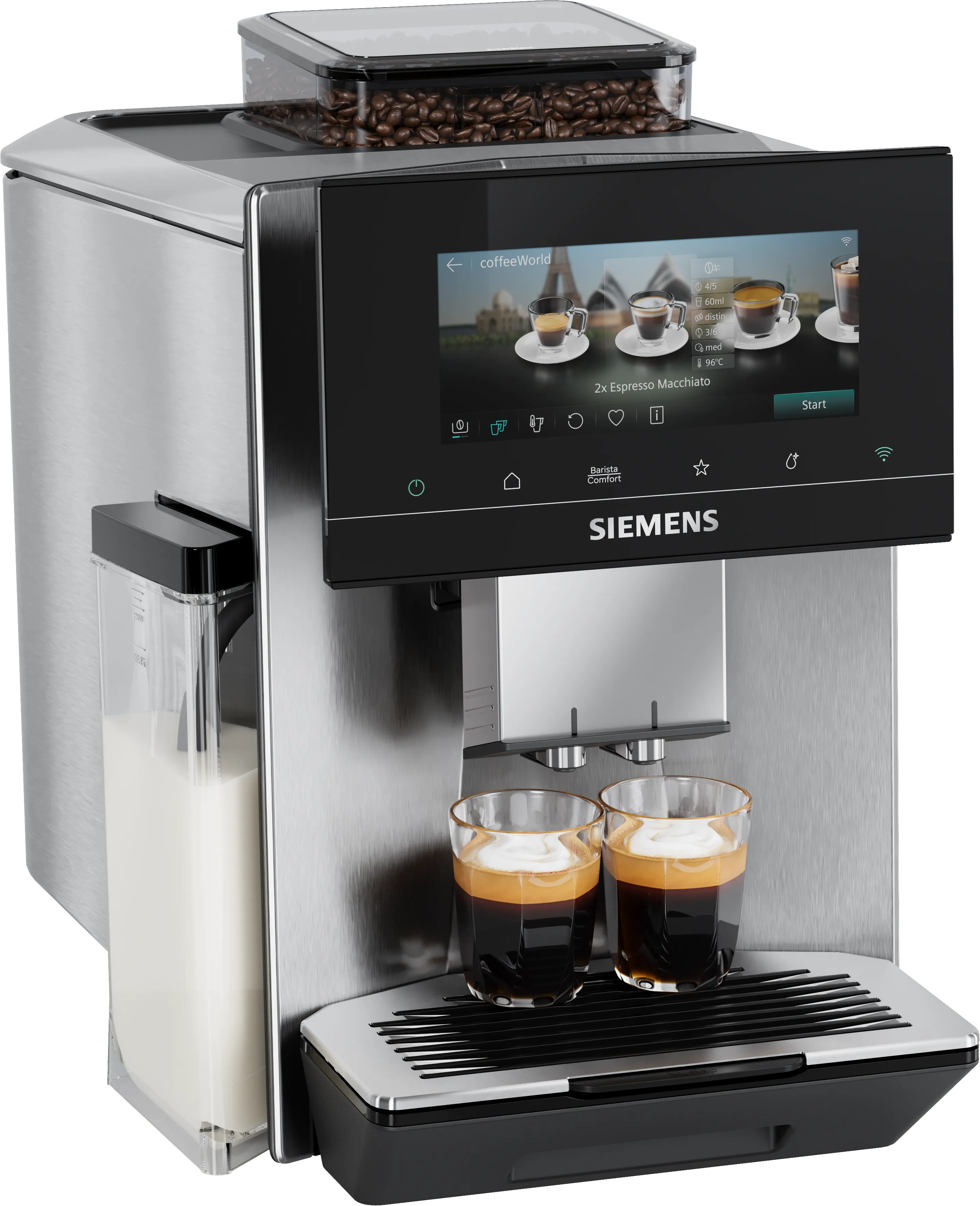 Fuldautomatisk kaffemaskine EQ900 iAroma Rustfrit stål 