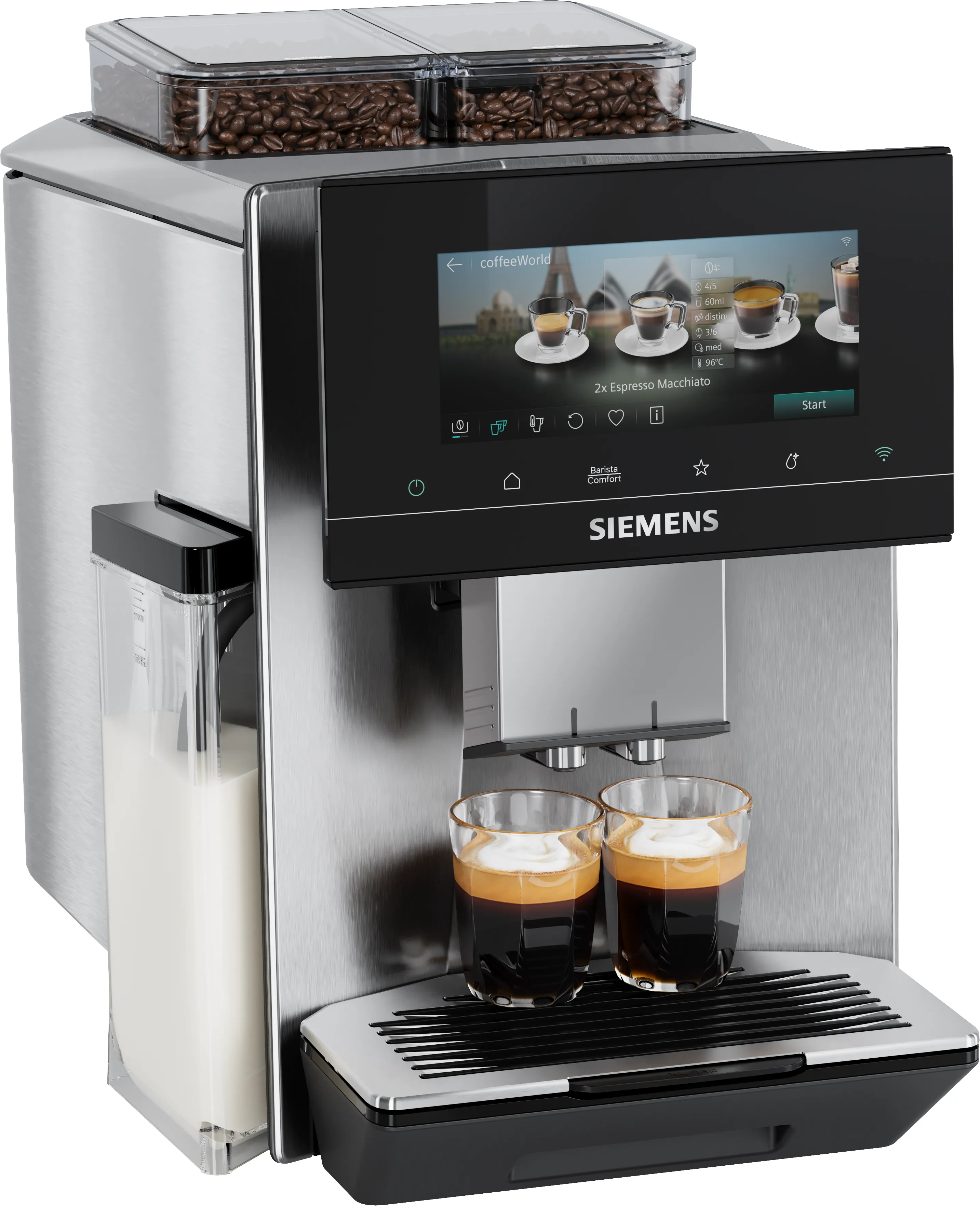 Fuldautomatisk kaffemaskine EQ900 iAroma Rustfrit stål 