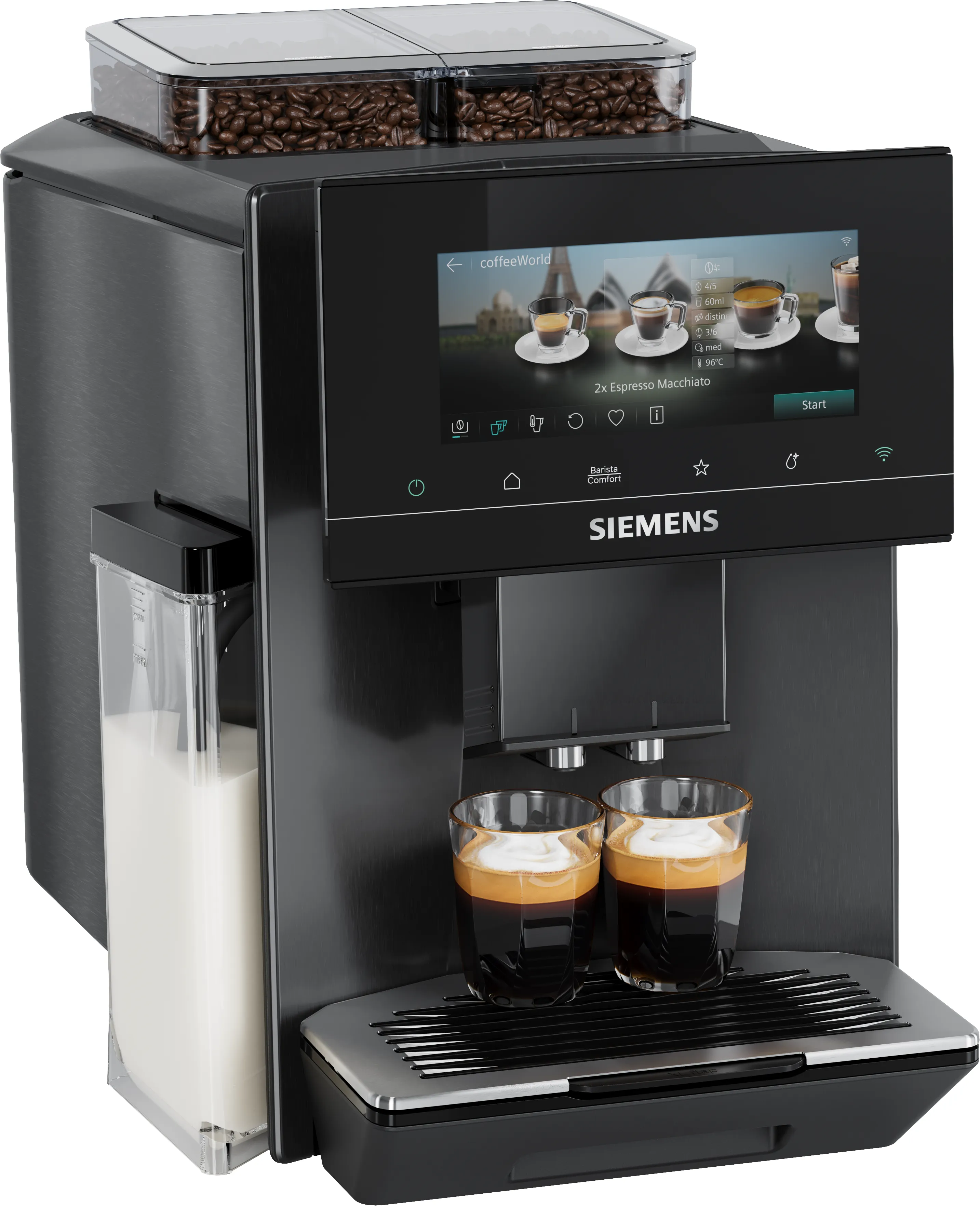 Kaffeevollautomat EQ900 iAroma Dark inox 