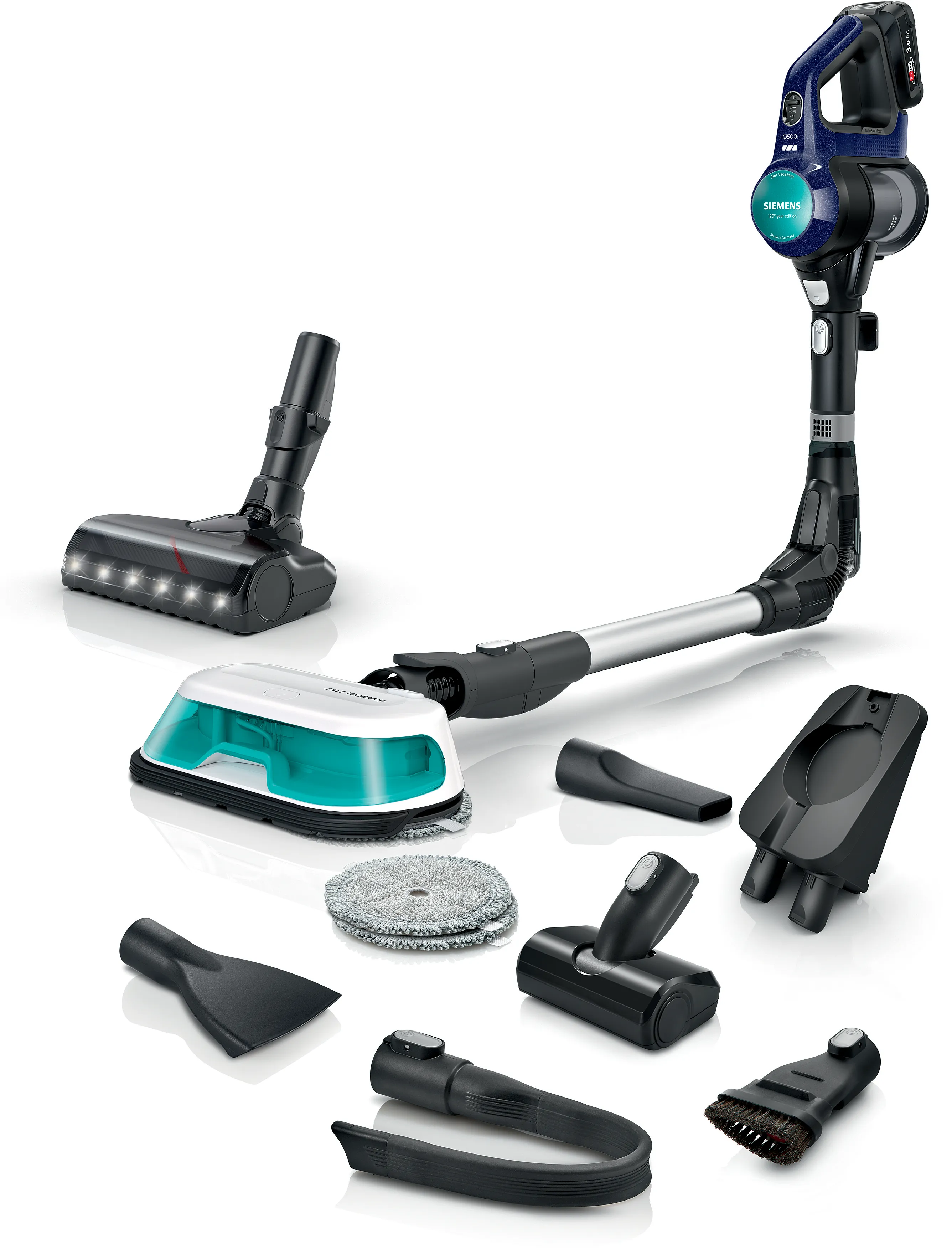 Şarjlı Süpürge iQ500 Mavi