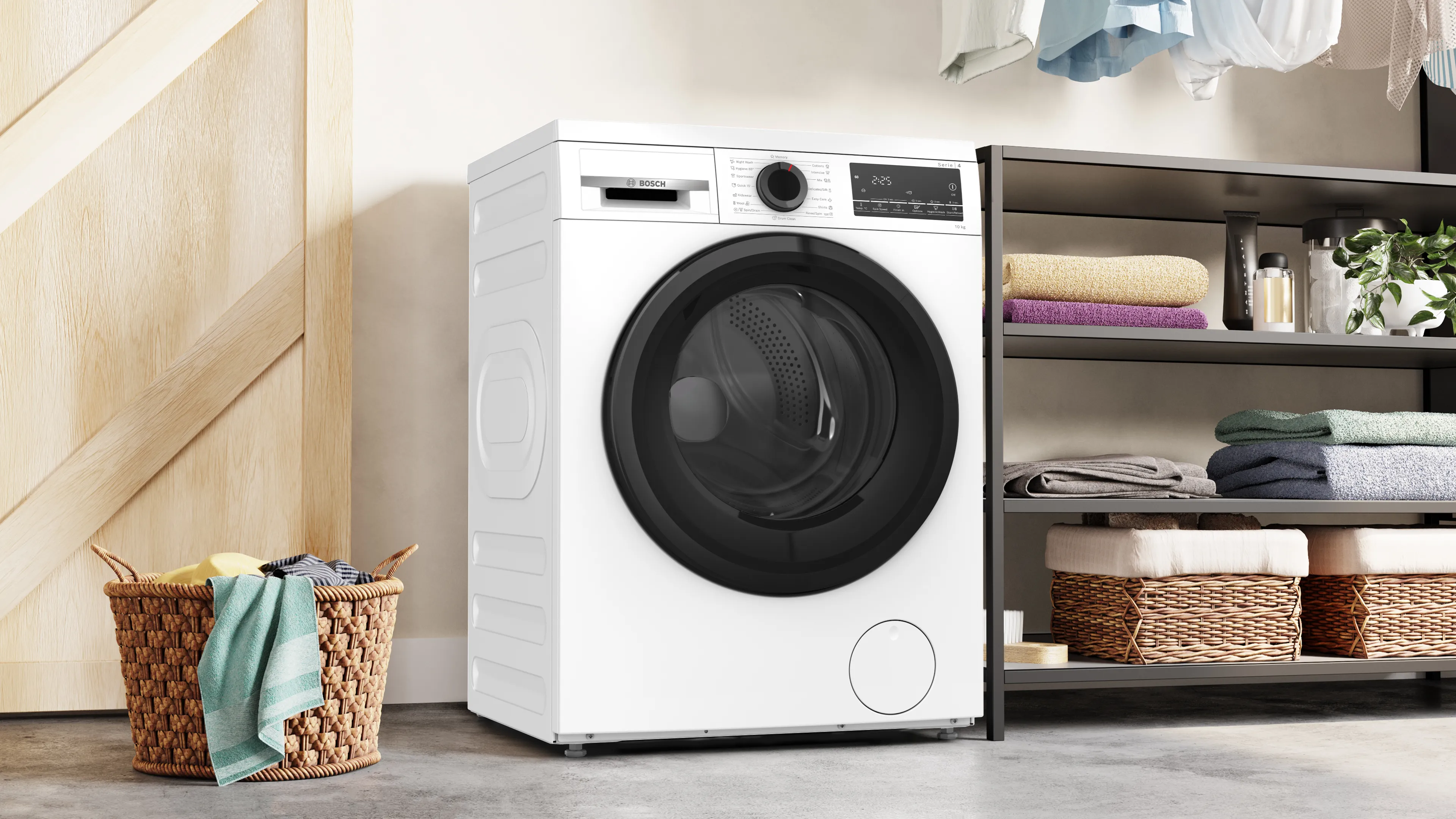 Bosch Series 4 纖巧型洗衣機 10 kg 1300 轉/分鐘