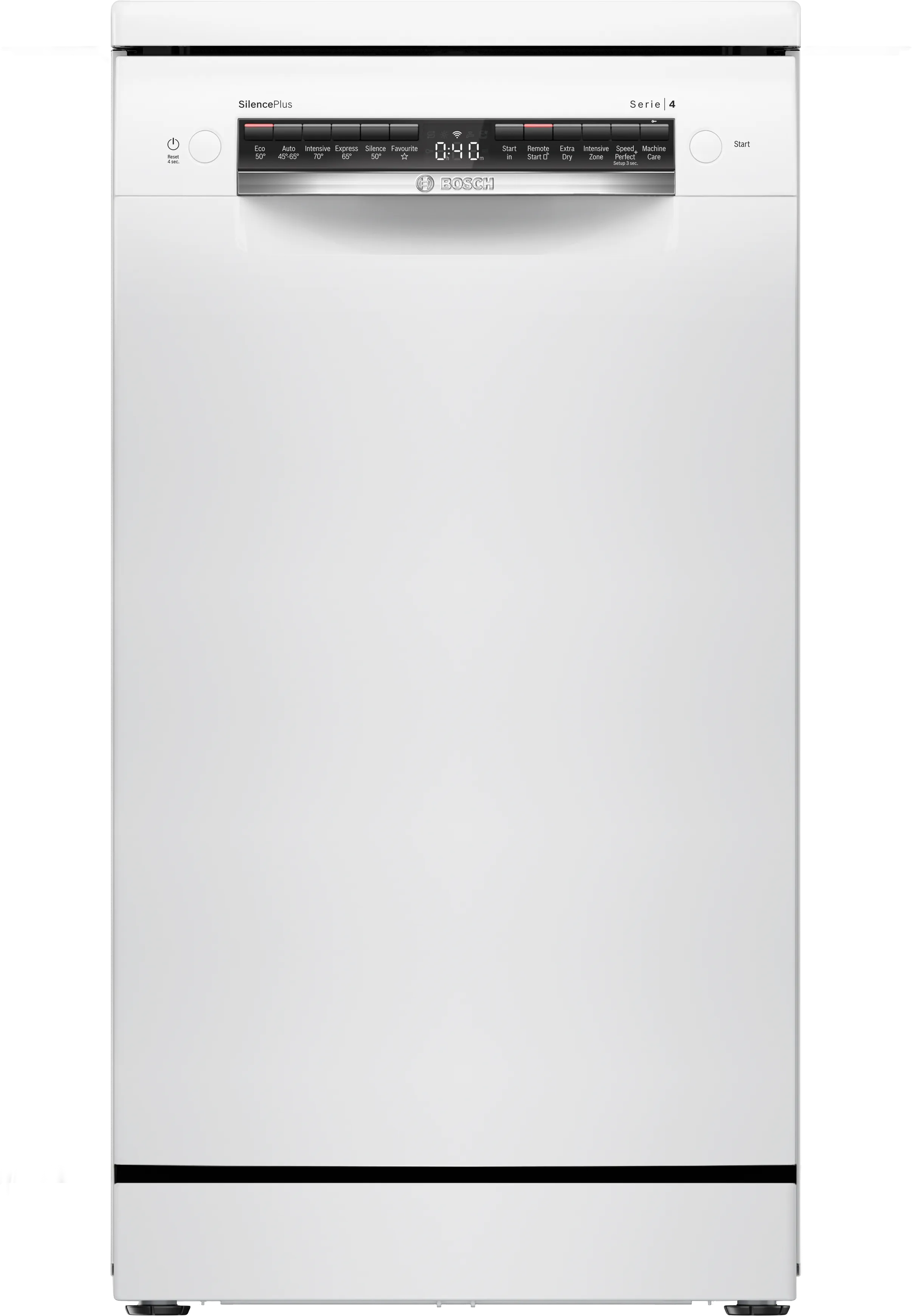 Series 4 free-standing dishwasher 45 cm White 