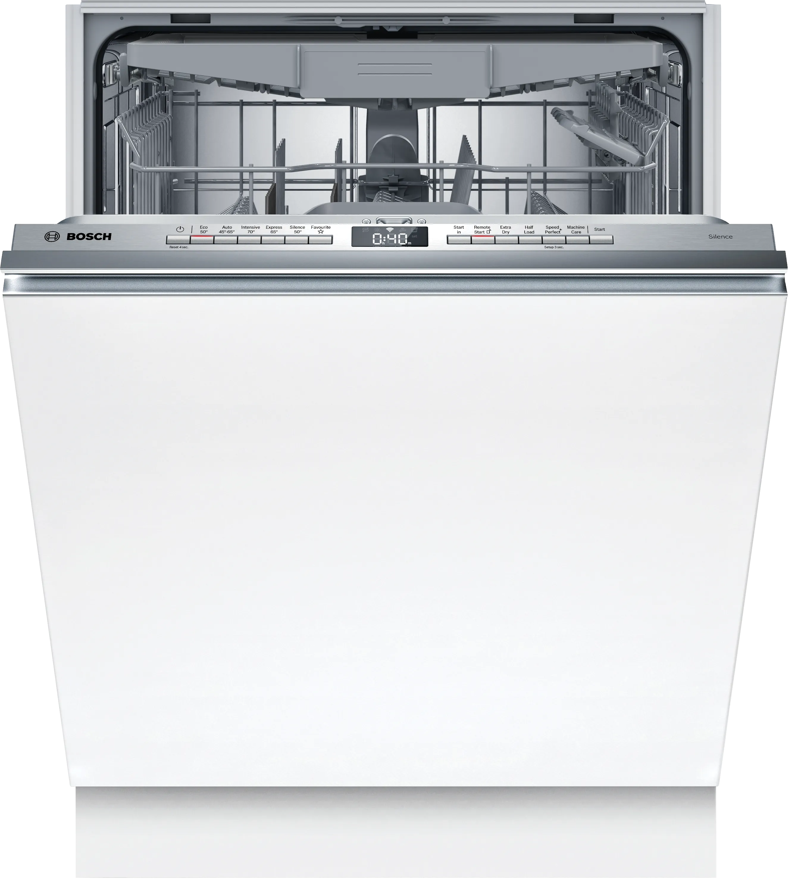 Series 4 fully-integrated dishwasher 60 cm Variable hinge for special installation situations 