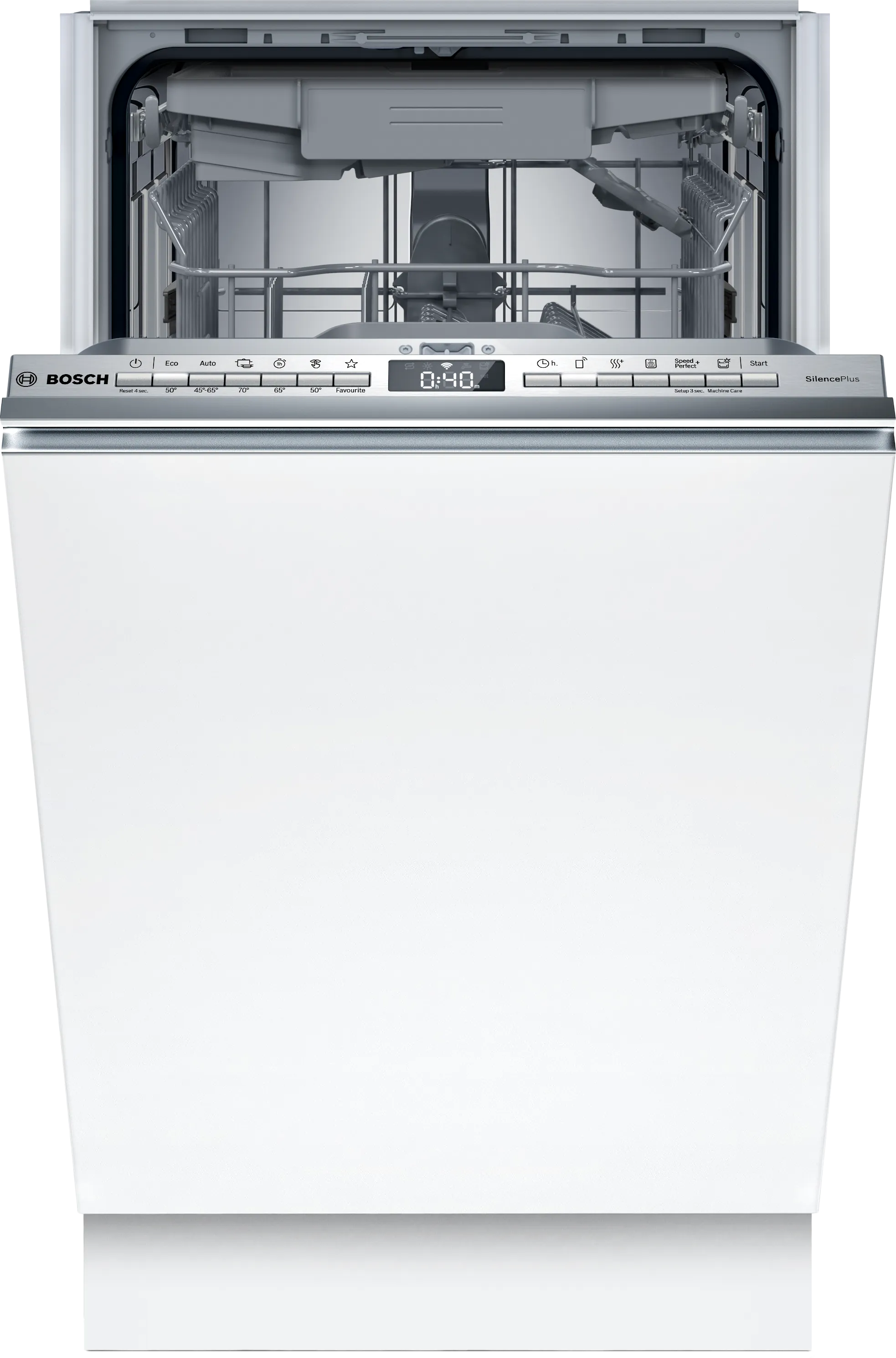 Series 4 fully-integrated dishwasher 45 cm Variable hinge for special installation situations