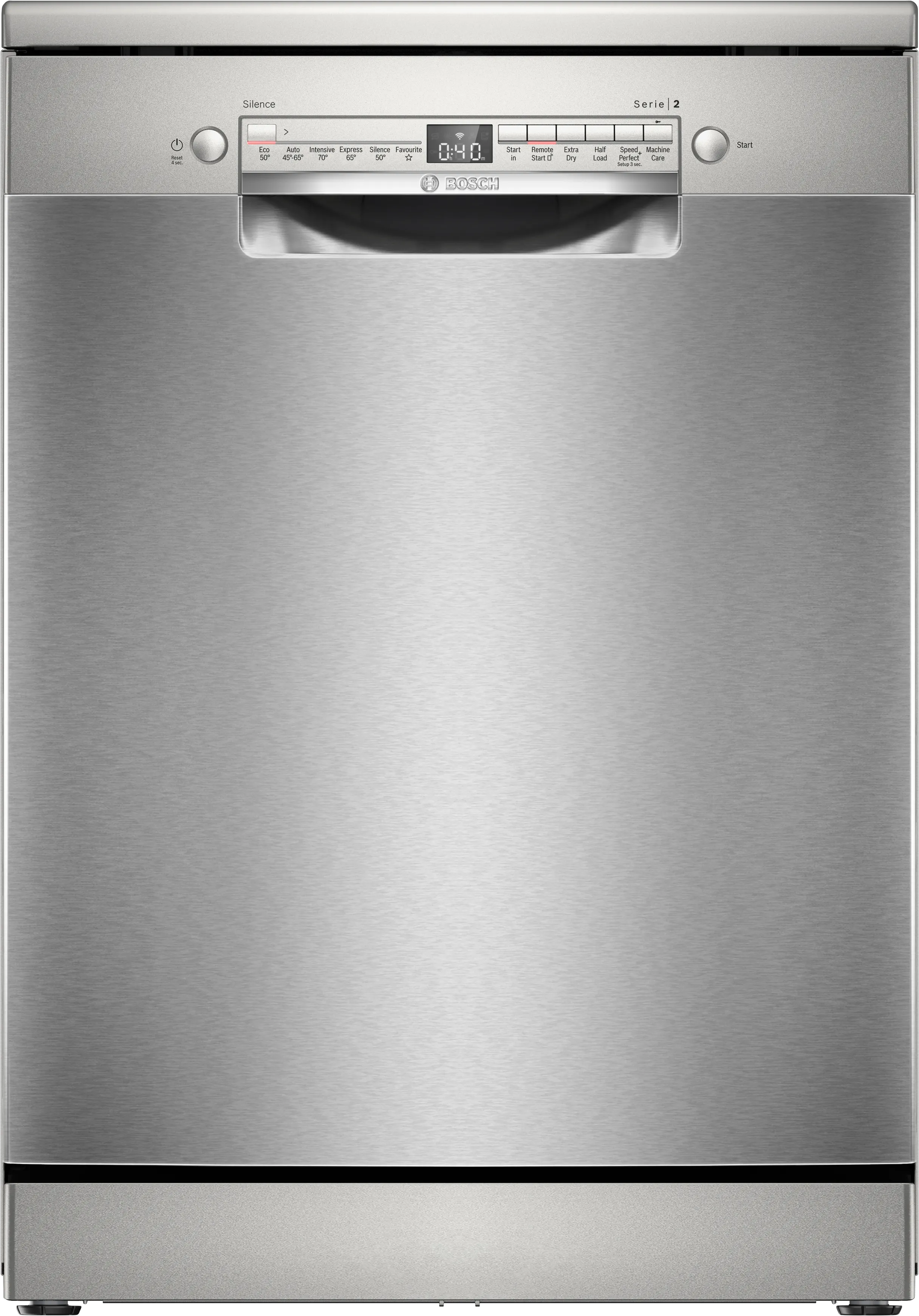 Series 2 free-standing dishwasher 60 cm Brushed steel anti-fingerprint